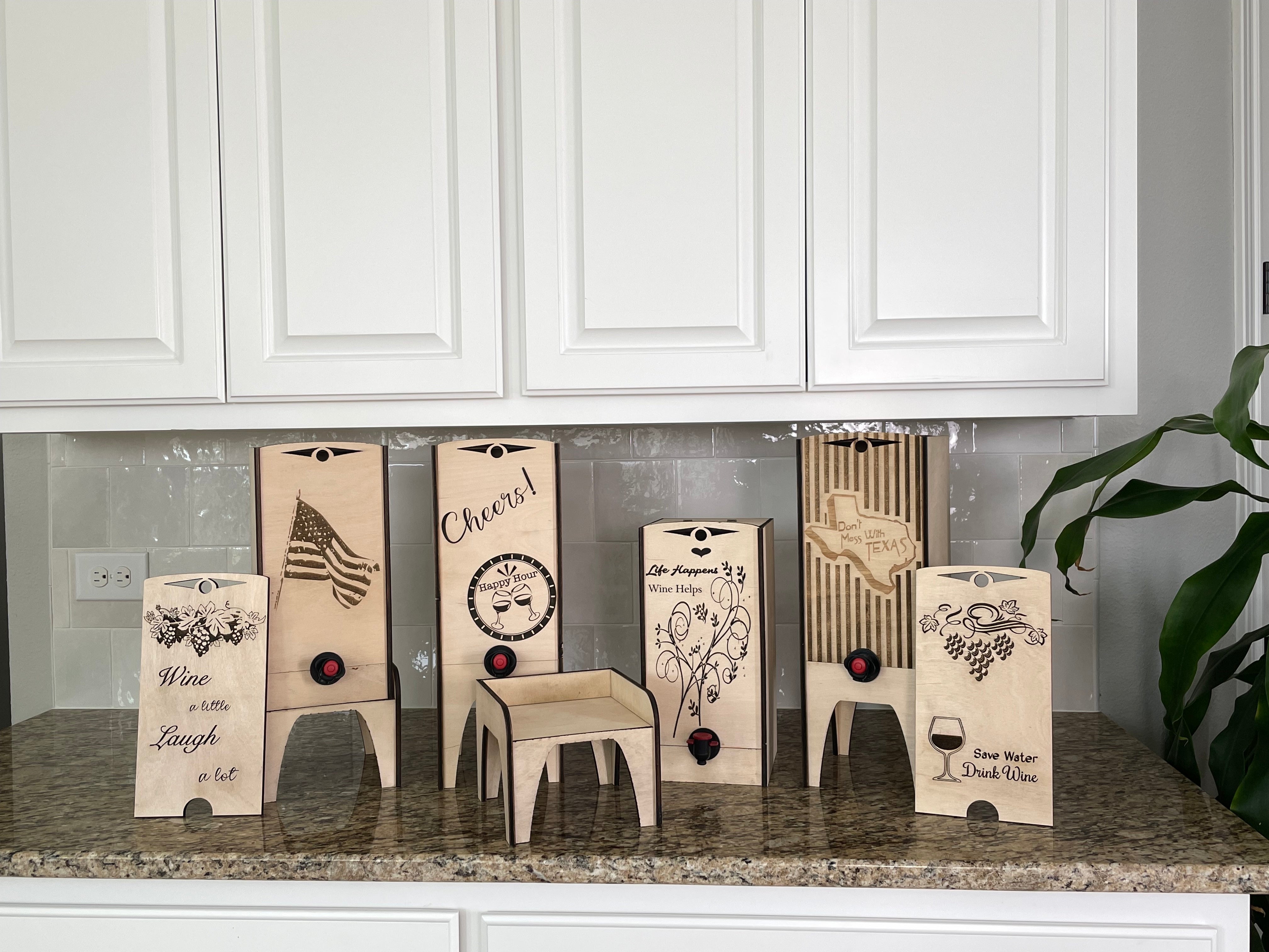 Make Boxed Wine Look Classy