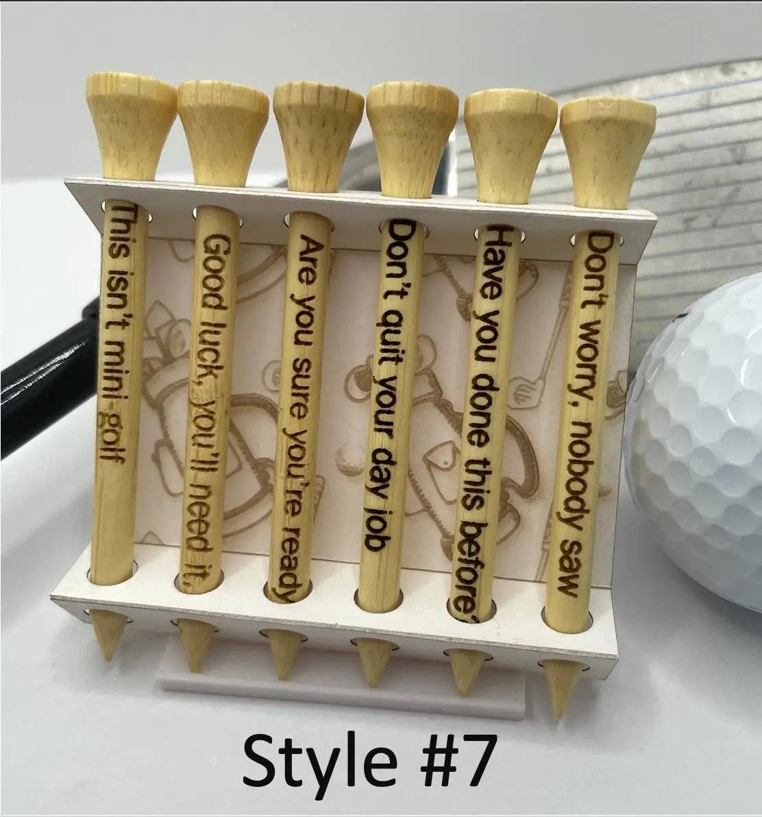 Funny Golf Tee Gift Set - Style 7