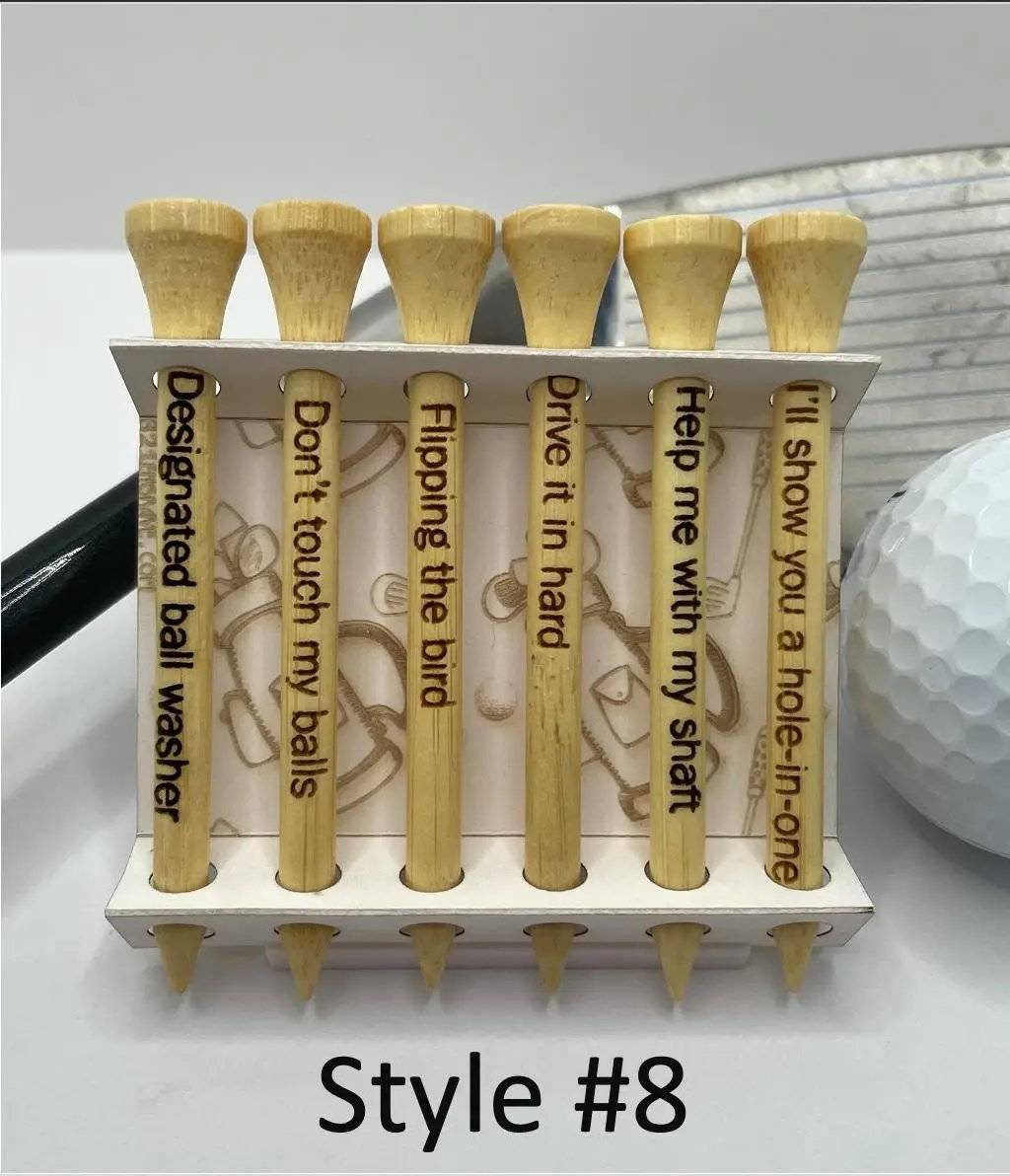 Funny Golf Tee Gift Set - Style 8