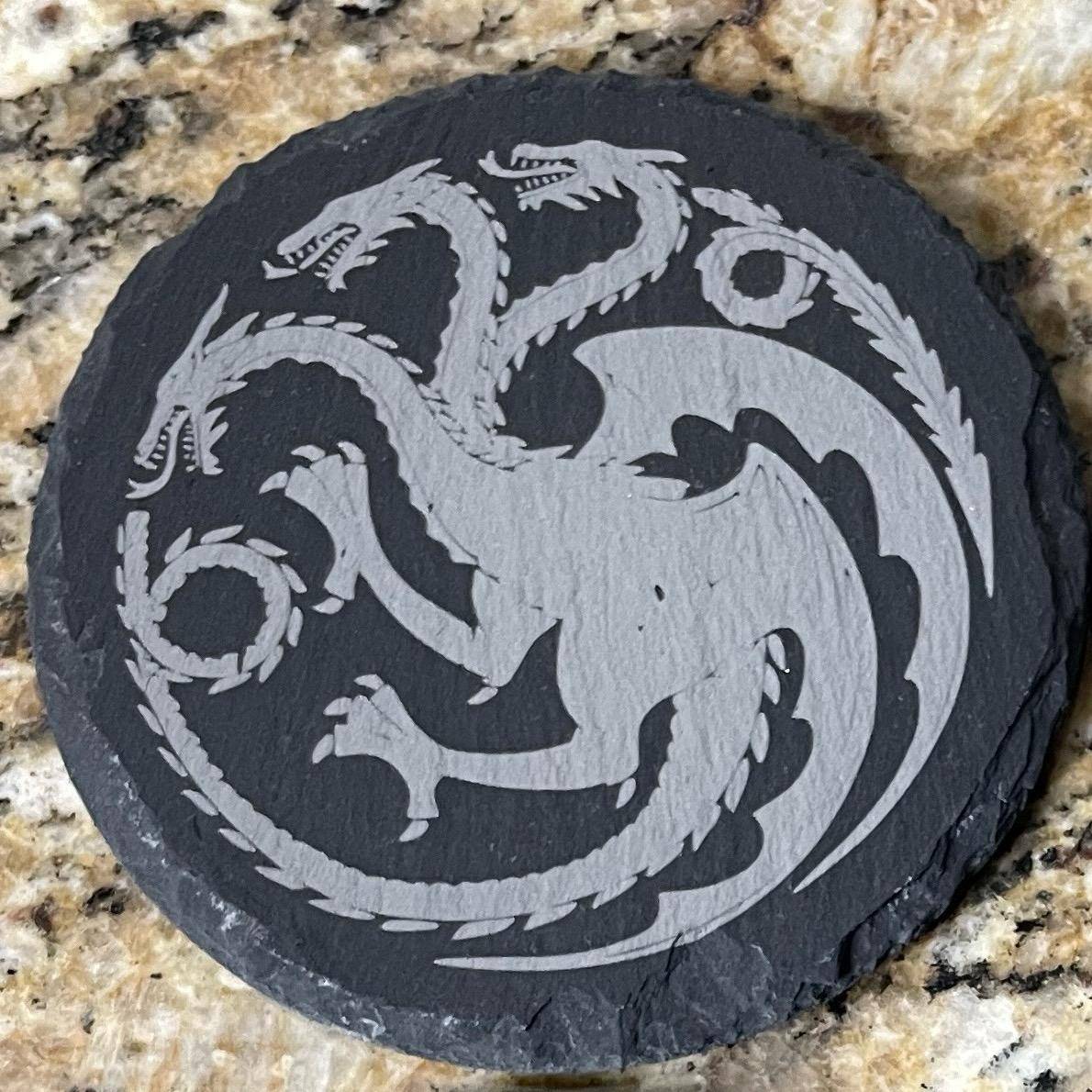 Dragon Slate Coasters Ð Iconic & Durable Drink Coaster Set