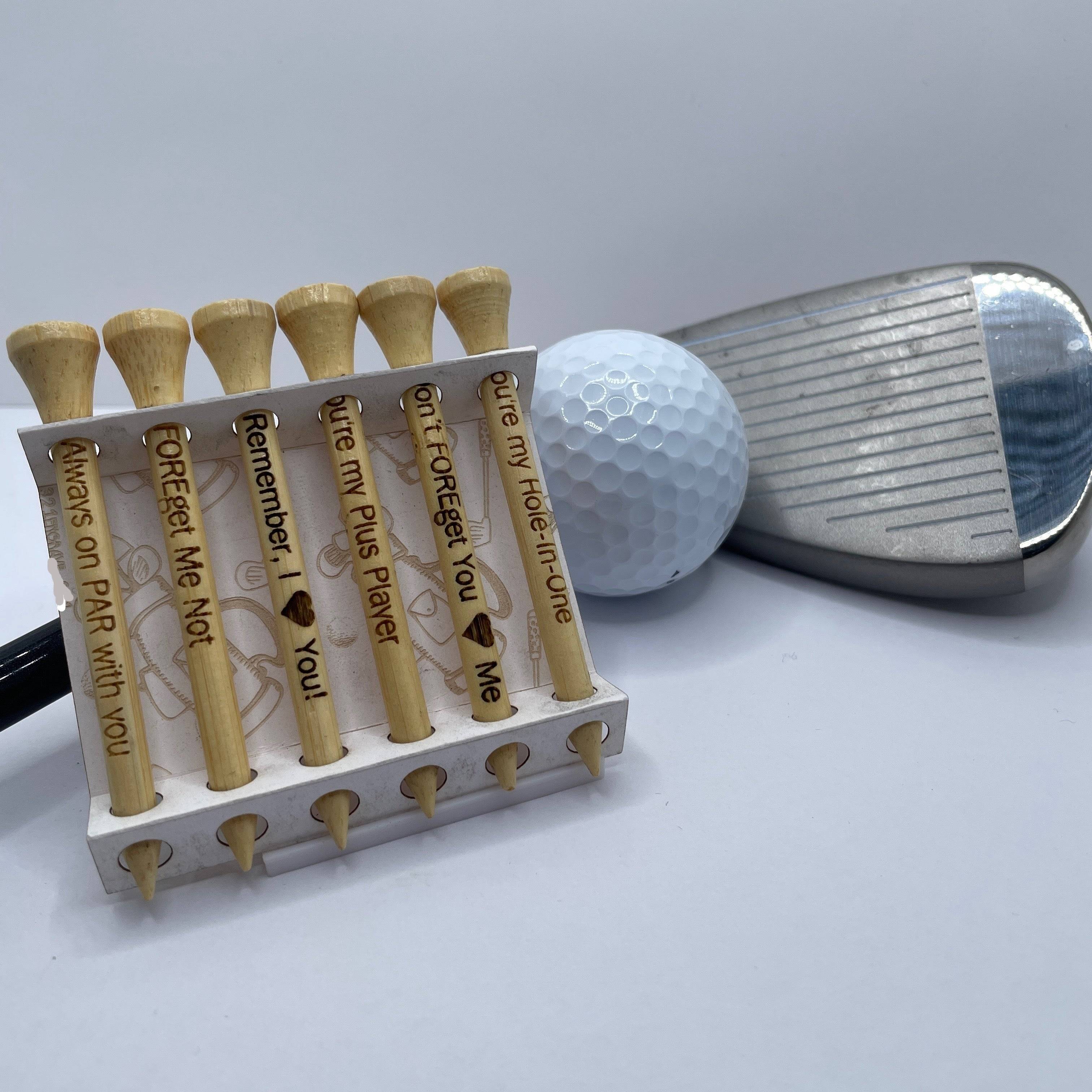 Romantic Bamboo Golf Tees Ð Perfect Gift for Your Golf-Loving Partner