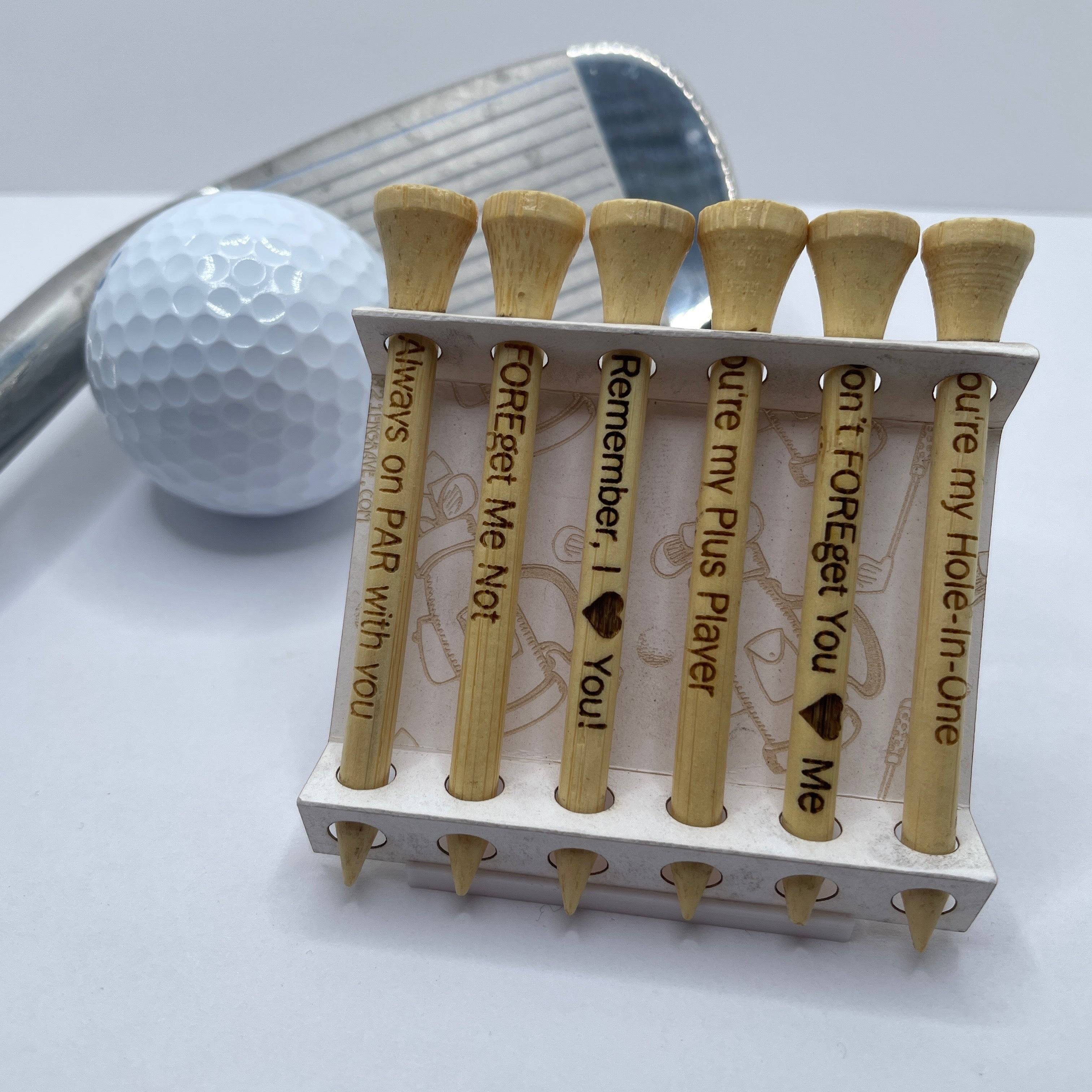 Romantic Bamboo Golf Tees Ð Perfect Gift for Your Golf-Loving Partner