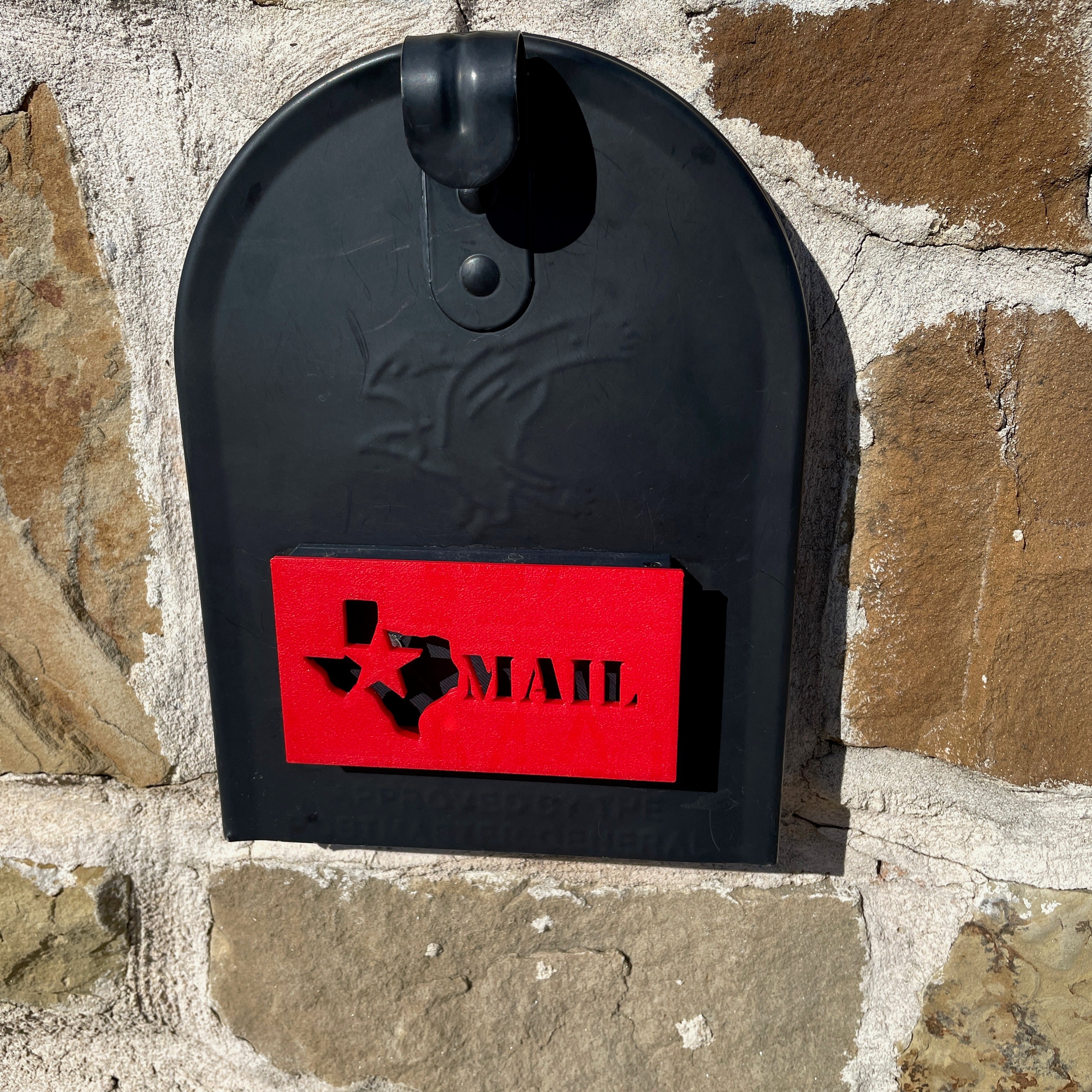 Mailbox Flag for Brick or Stone Mailboxes adds Texas Flair to your Mailbox Decor.