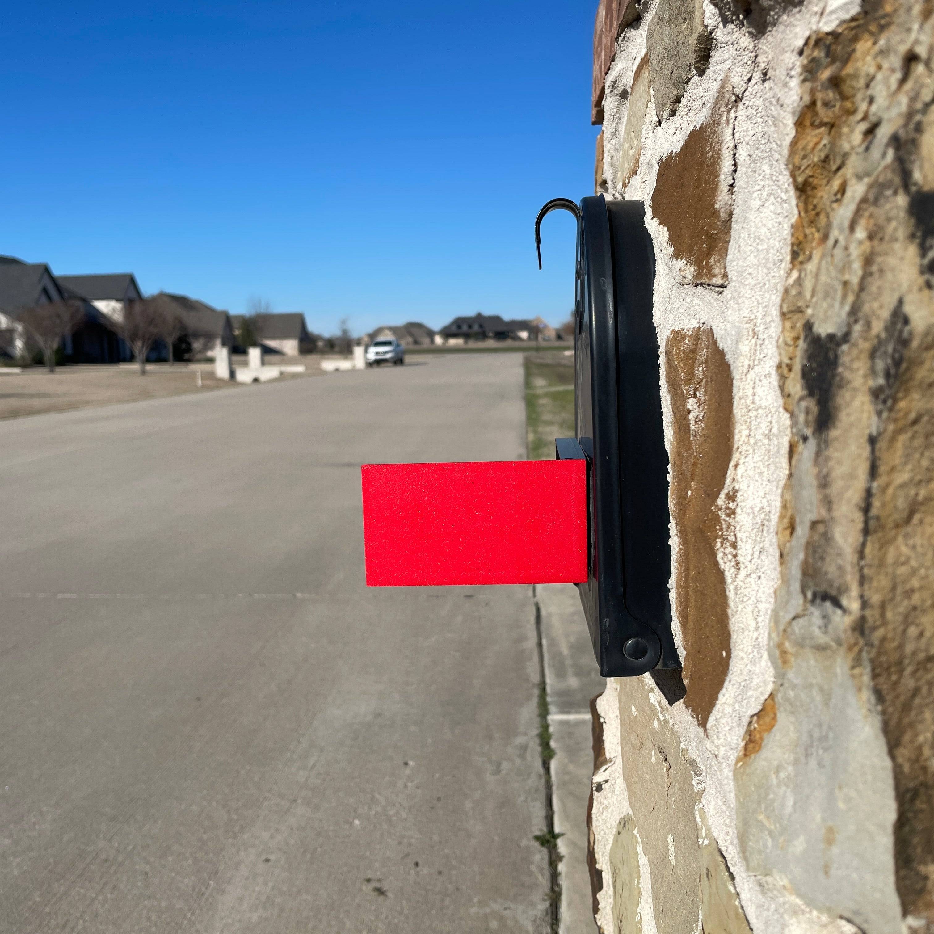 Mailbox flag for stone or brick mailboxes brings curb appeal to you mailbox and is UV resistant and made to withstand hot and cold temperatures.