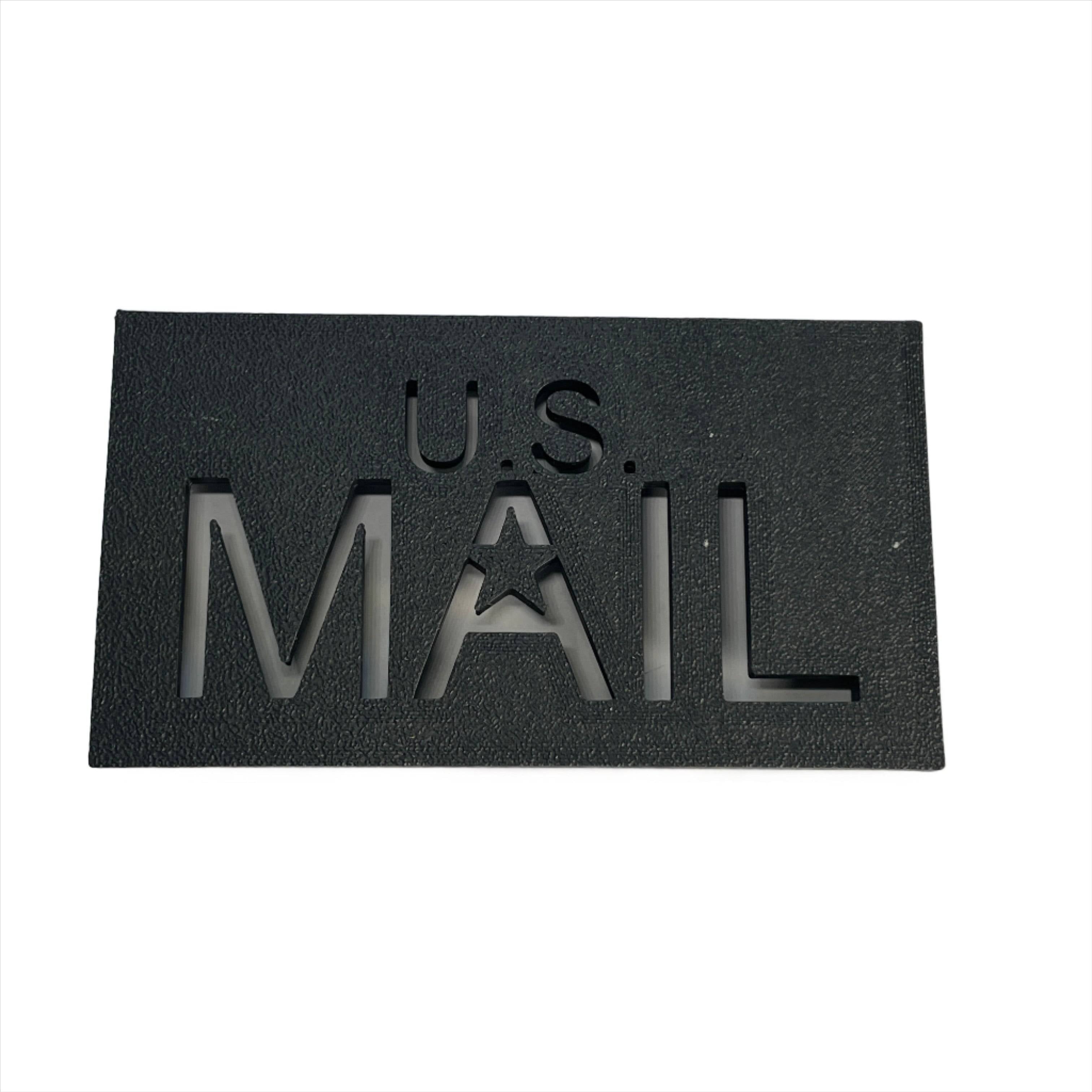 black front for mailbox flag for brick or stone mailboxes. Go incognito with this color, or use it in solidarity or to celebrate black history month. Be unique with this custom mailbox flag.