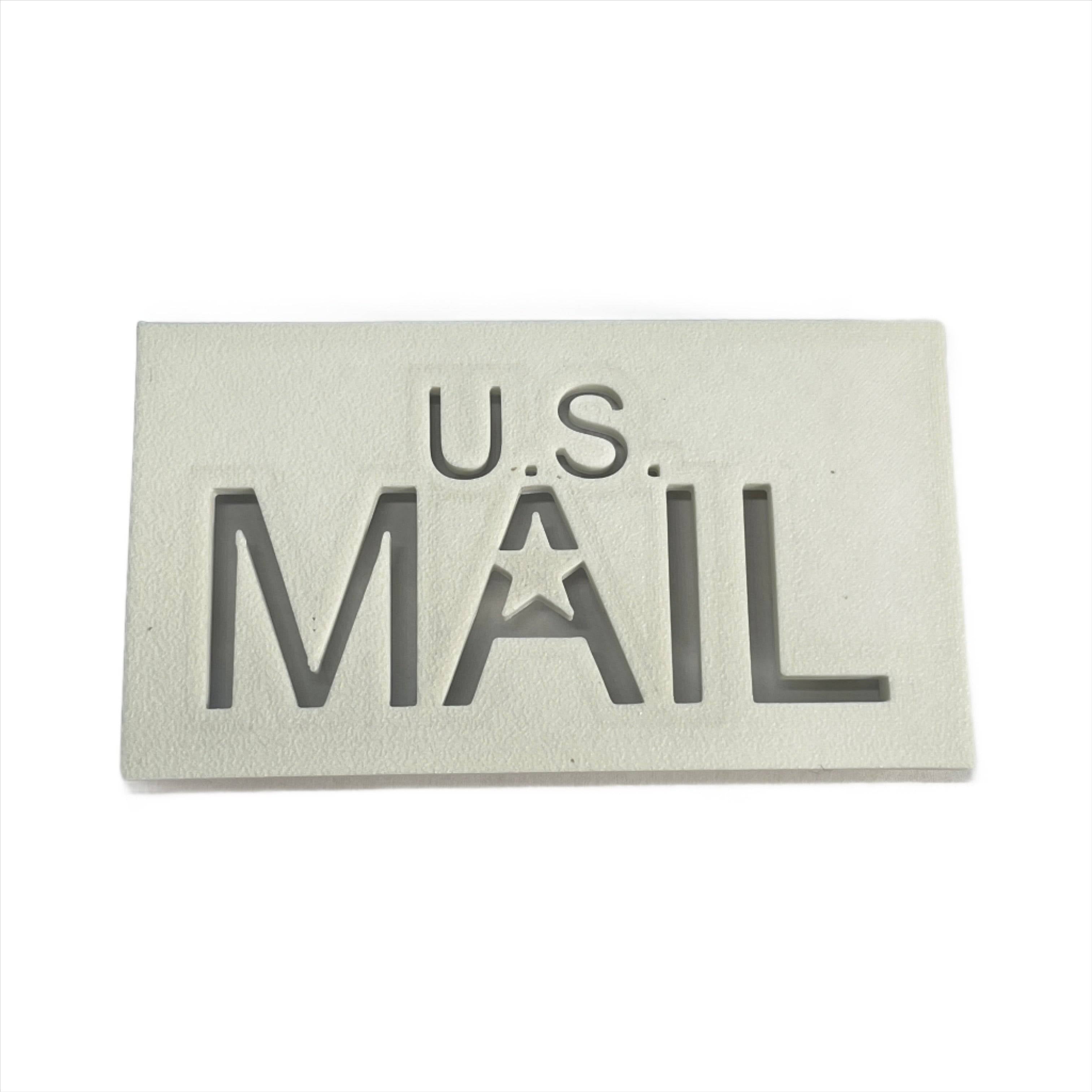 White front mailbox flag for brick or stone mailboxes. Whether you like to stand out from the crowd with something different, or its in celebration of a wedding, or even solidarity for the women's suffrage, this mailbox flag is unique.