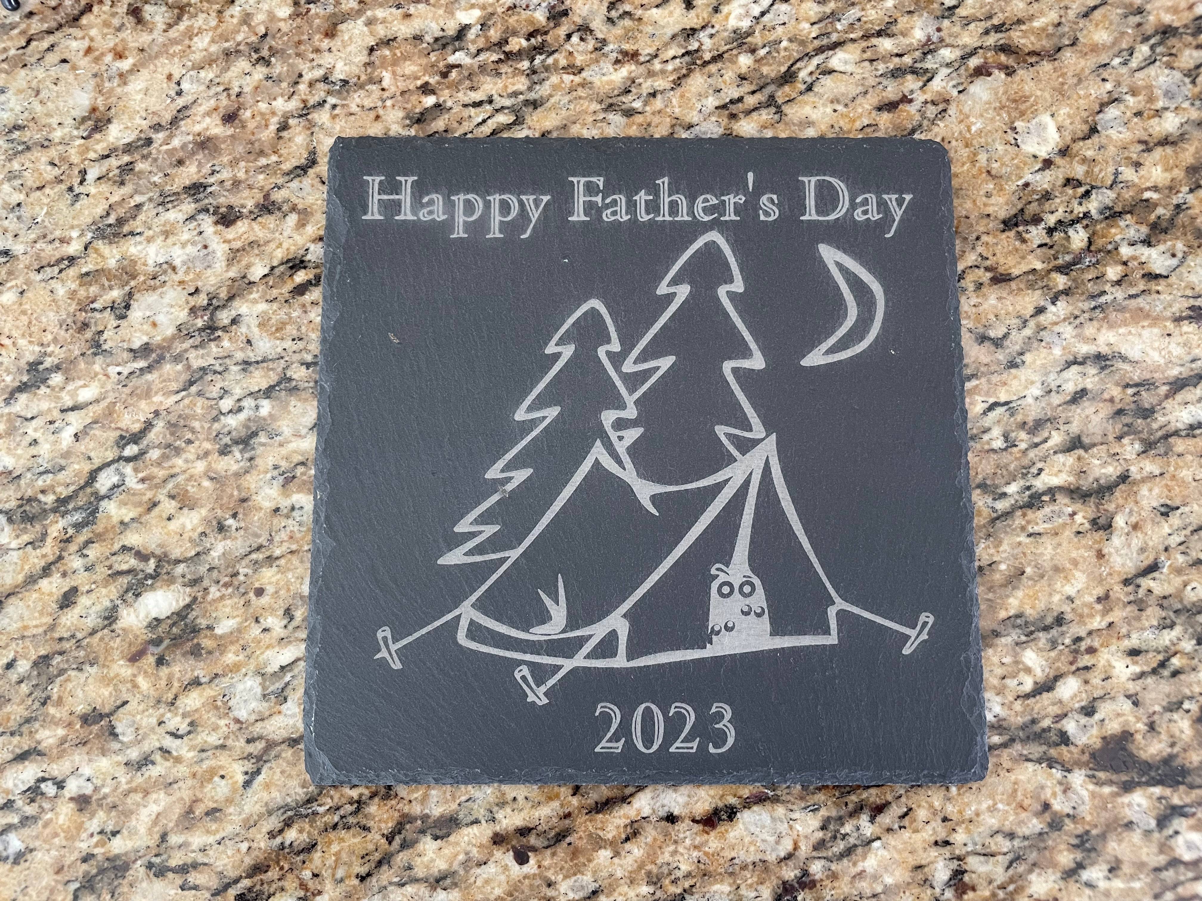 Happy Father's Day Plaque - Slate