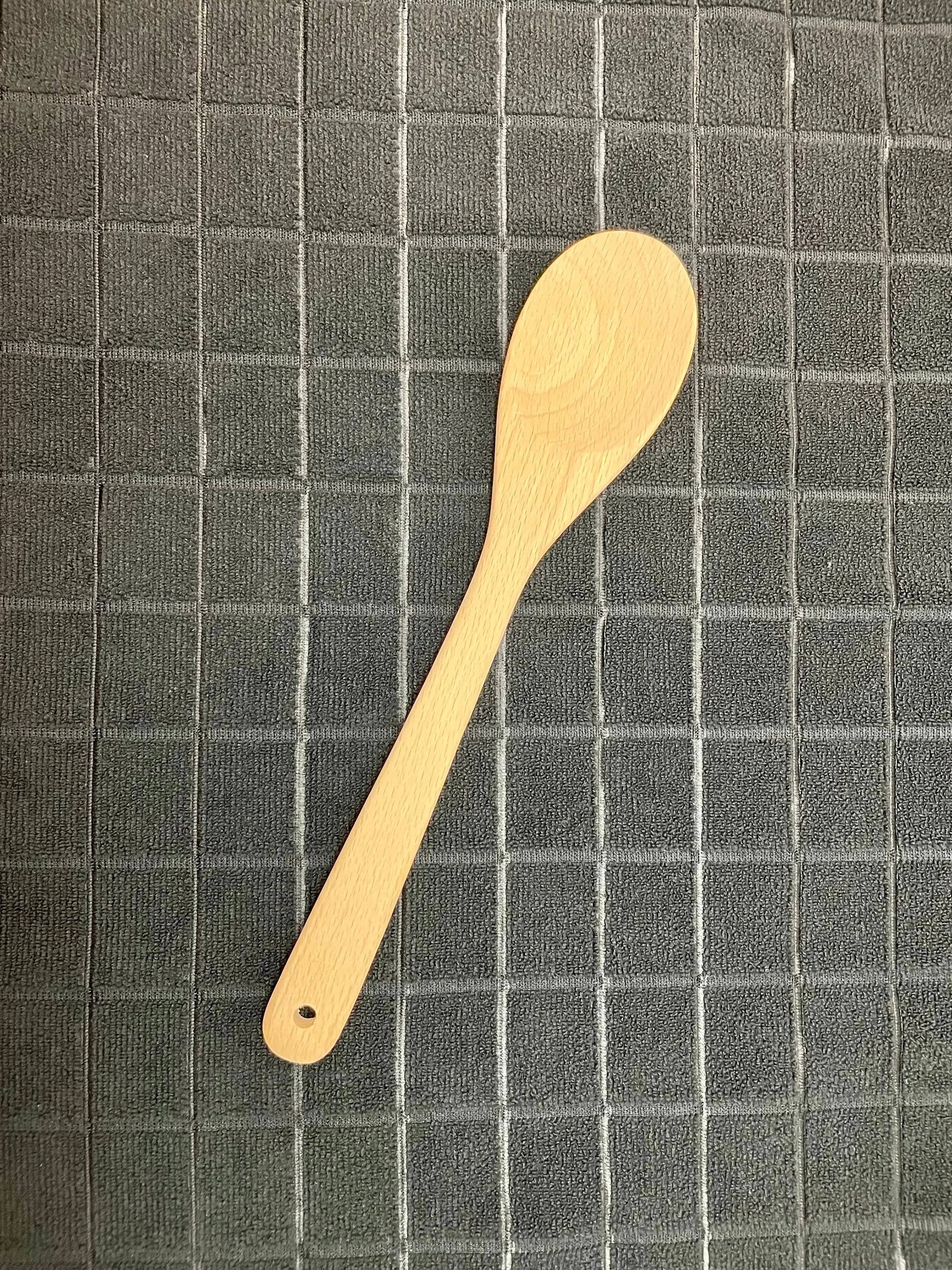 Serve with Love: Laser-Engraved Wooden Spoon, a Reminder of Kindness