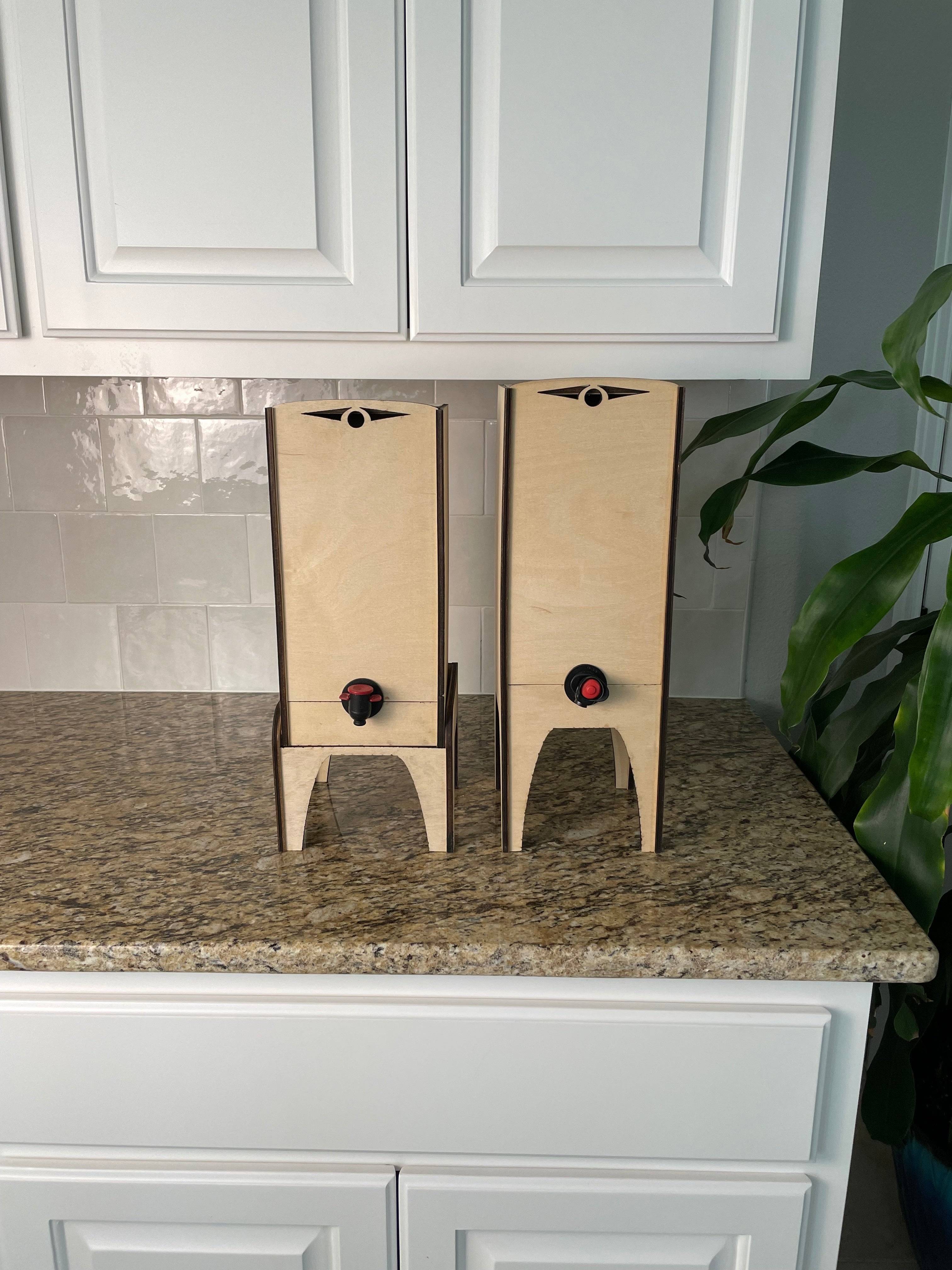 Elegant Wooden Box Wine Case – Stylish & Reusable Cover for Boxed Wine