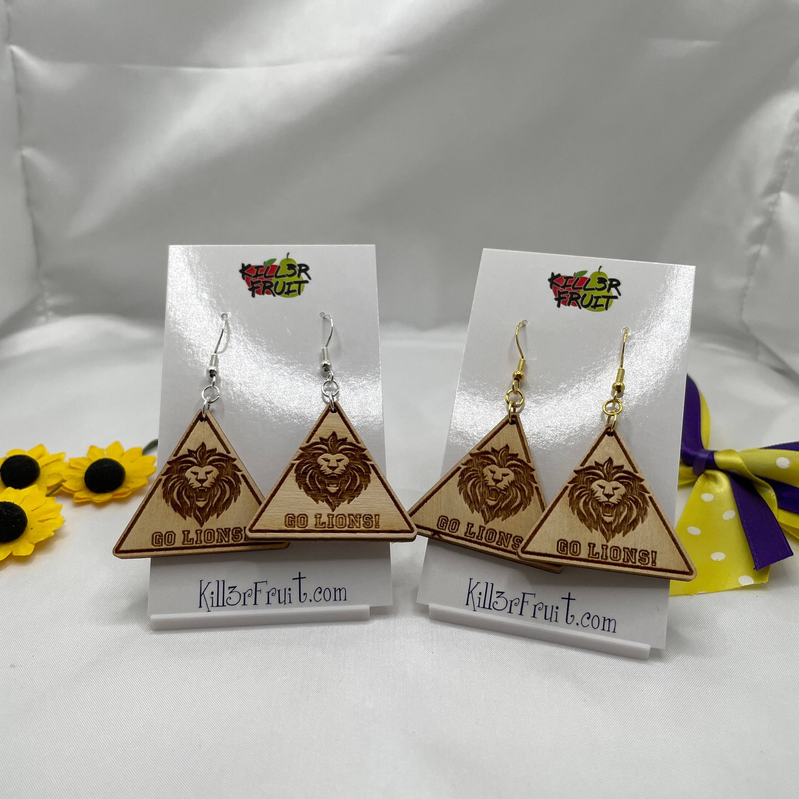 Lions Team Spirit Earrings