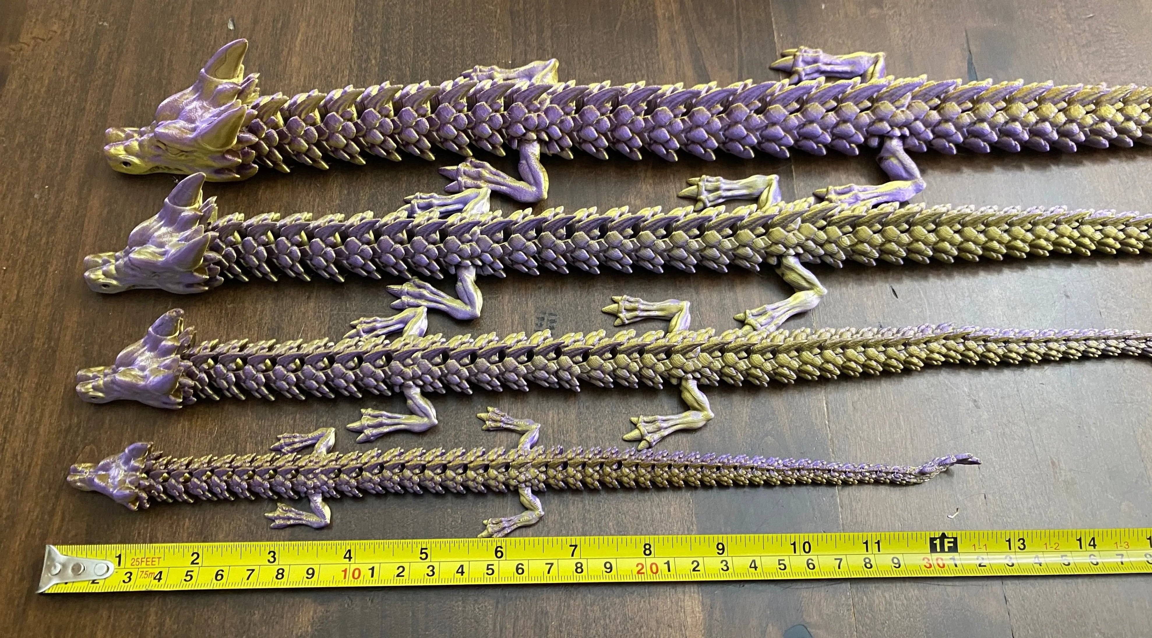 Articulating Dragon Multiple Sizes