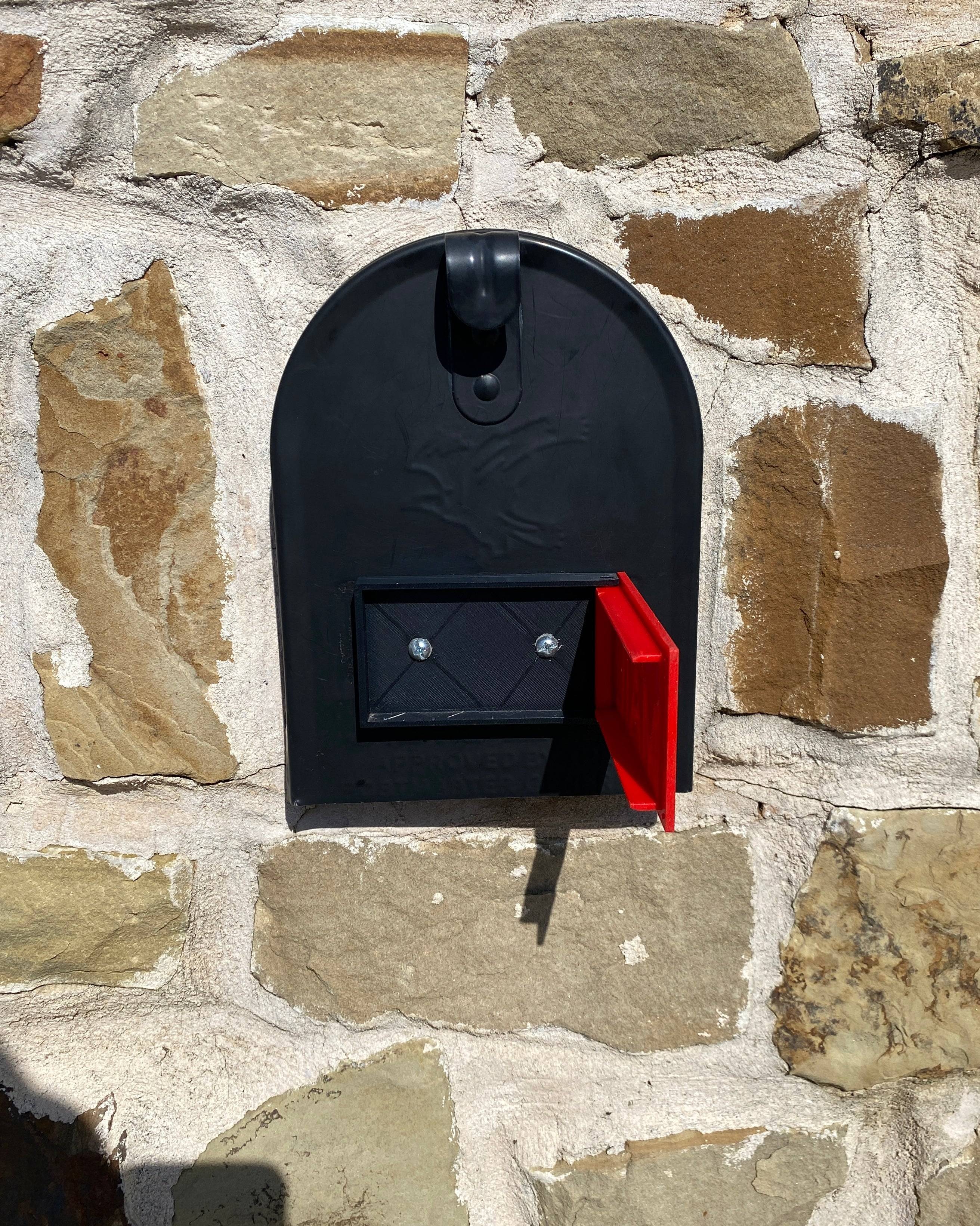 US MAIL Mailbox Flag for Stone or Brick Mailboxes