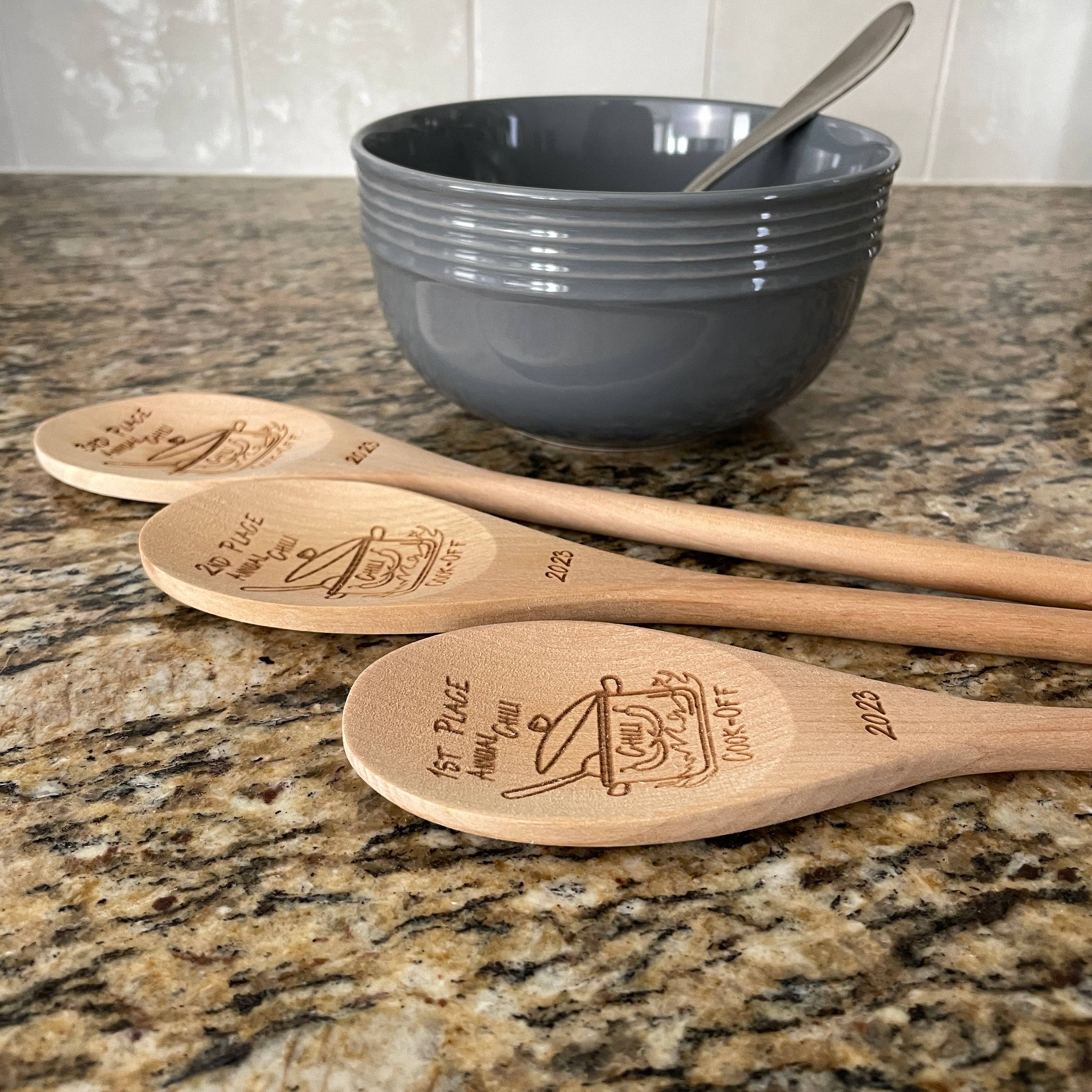 Flaming Spoon Award Ð Customizable Trophy for Chili Cook-Off Winners