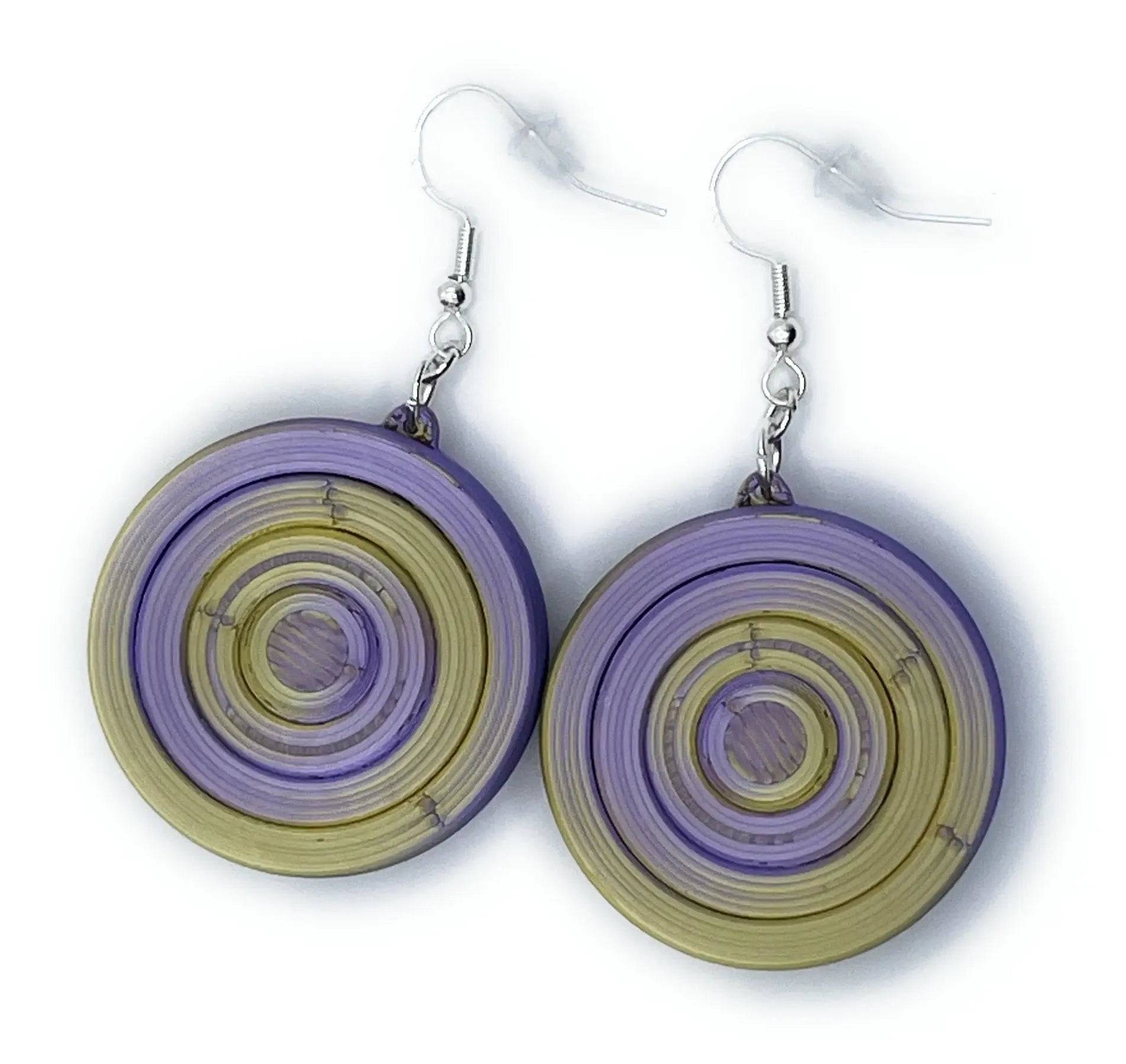 Gyro Fidget Spinner Dangle Earrings Ð Fun & Unique Statement Jewelry