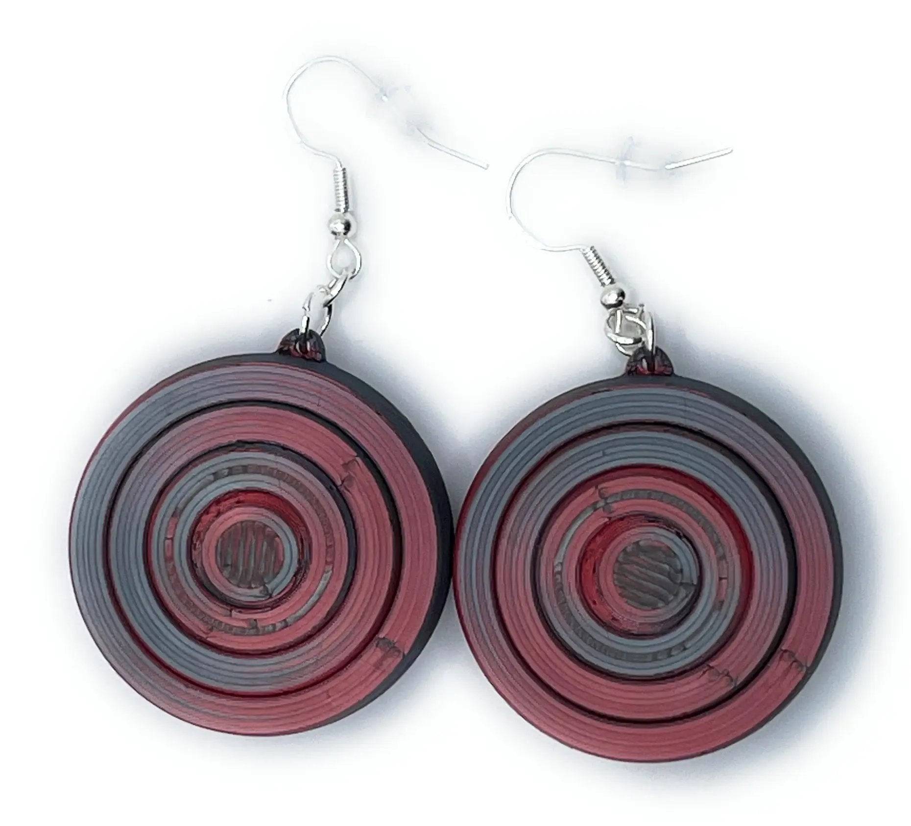 Gyro Fidget Spinner Dangle Earrings Ð Fun & Unique Statement Jewelry