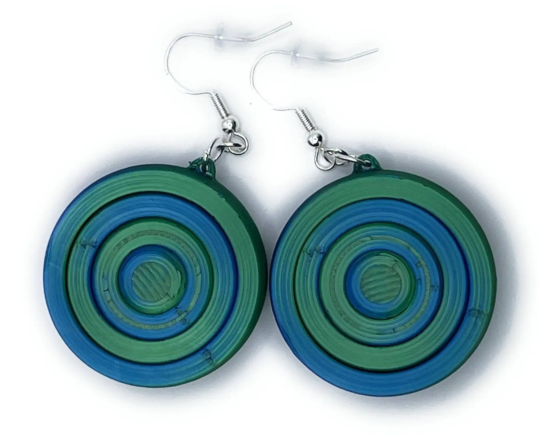 Gyro Fidget Spinner Dangle Earrings Ð Fun & Unique Statement Jewelry