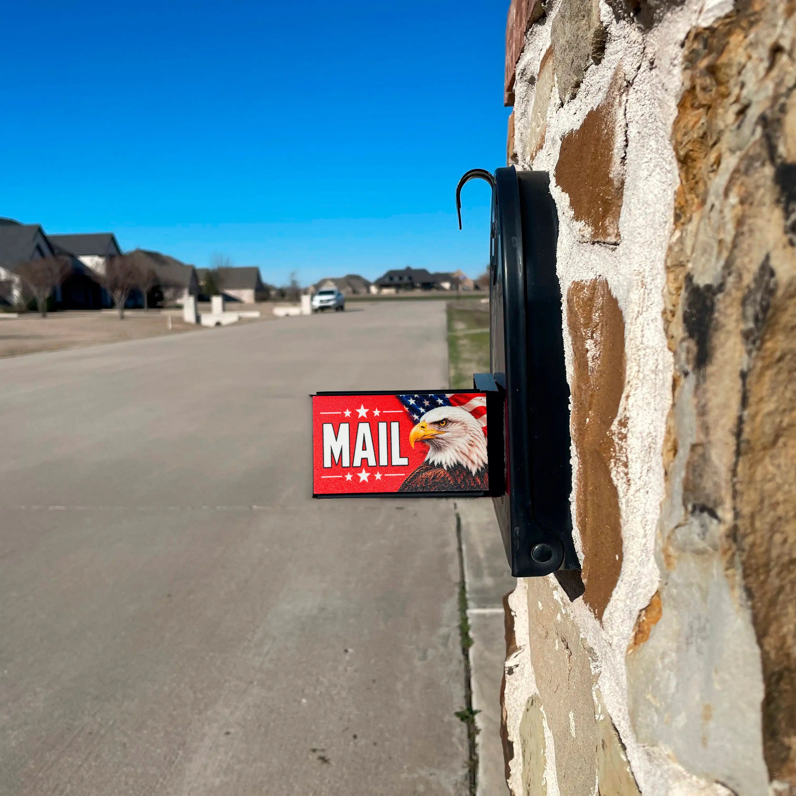 American Eagle MAIL Front-Mount Mailbox Flag | Universal Mailbox Flag Replacement