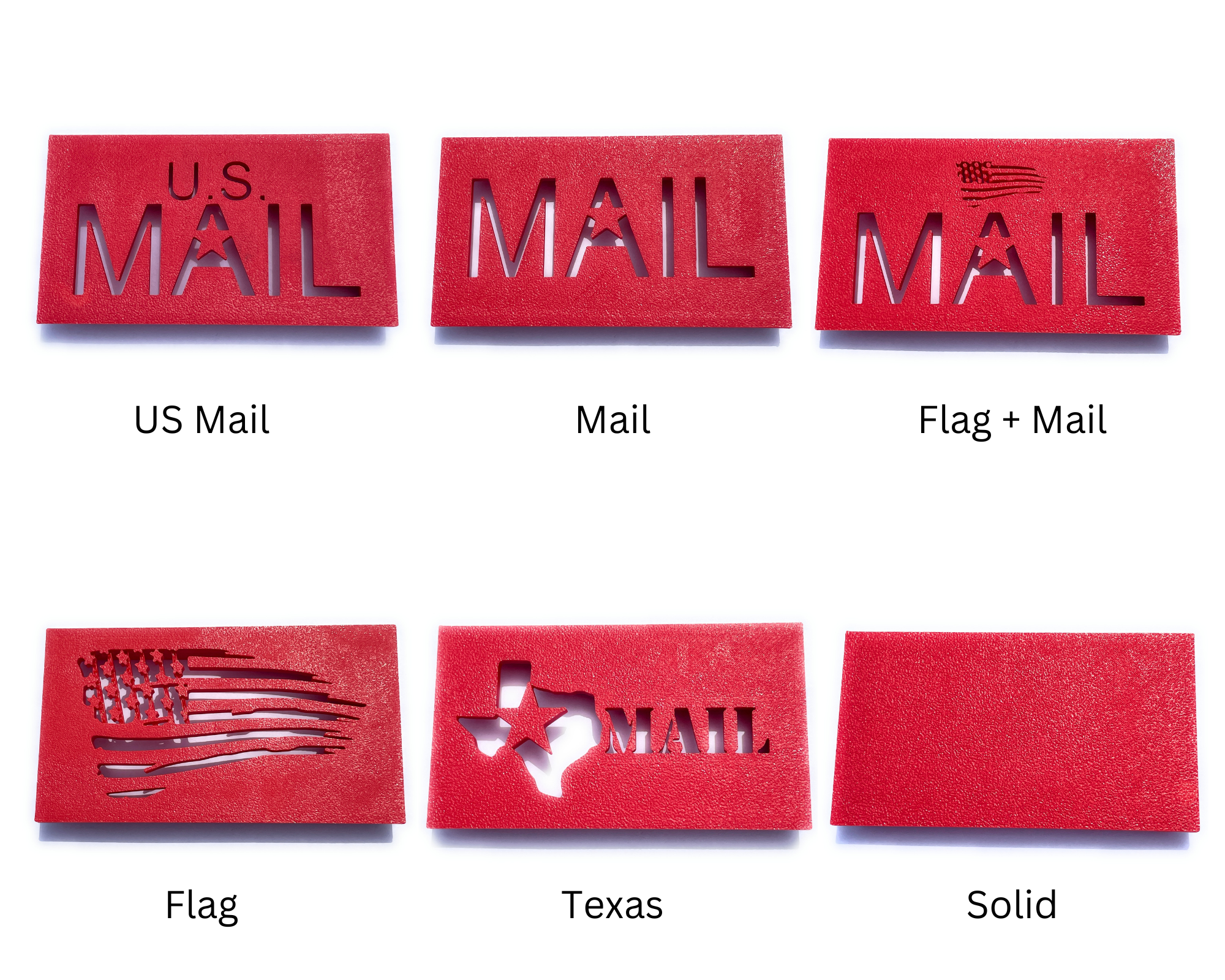 Mix and Match Mailbox Flag for Stone or Brick Mailboxes