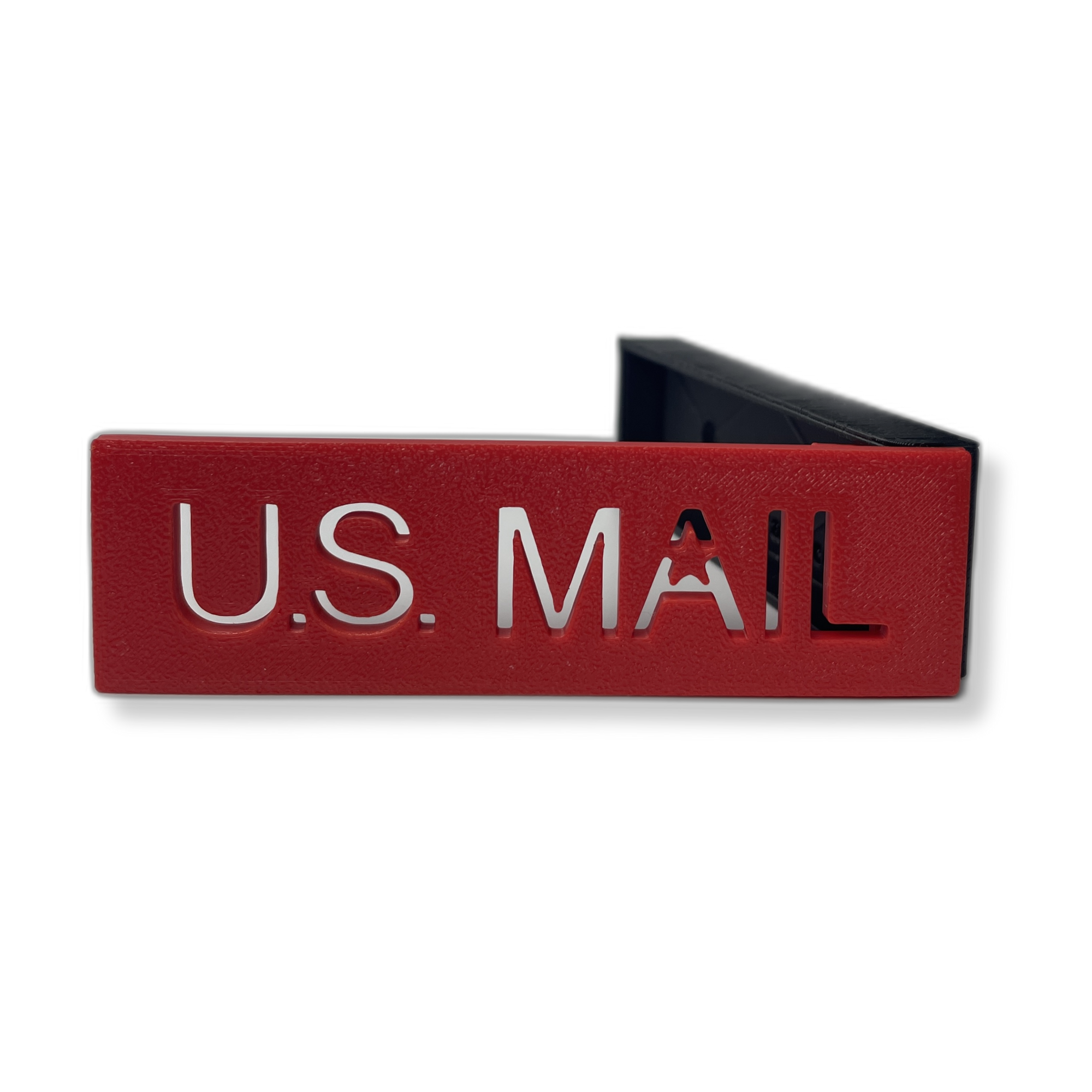 Sleek US MAIL Mailbox Flag for Stone or Brick Mailboxes