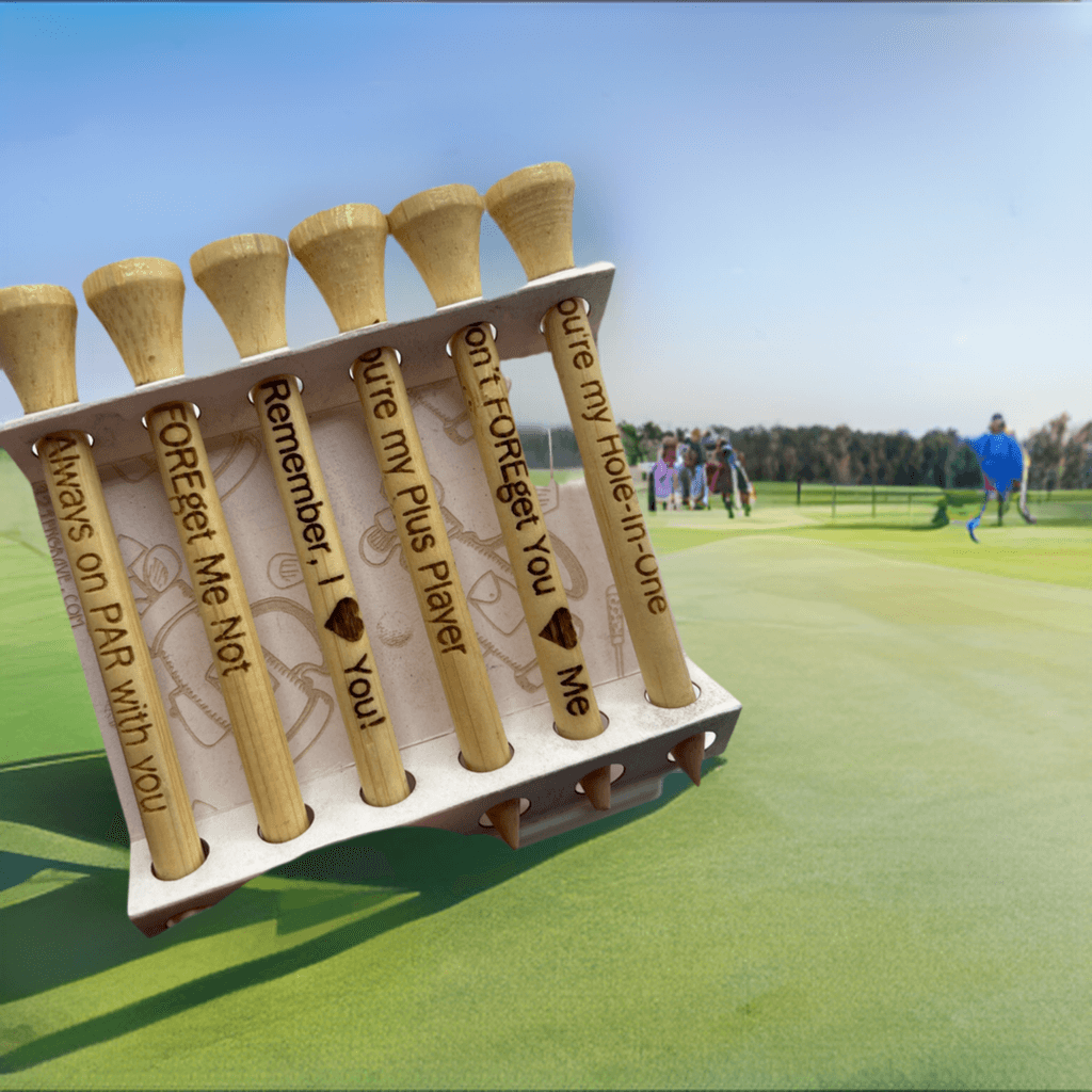Romantic Bamboo Golf Tees Ð Perfect Gift for Your Golf-Loving Partner