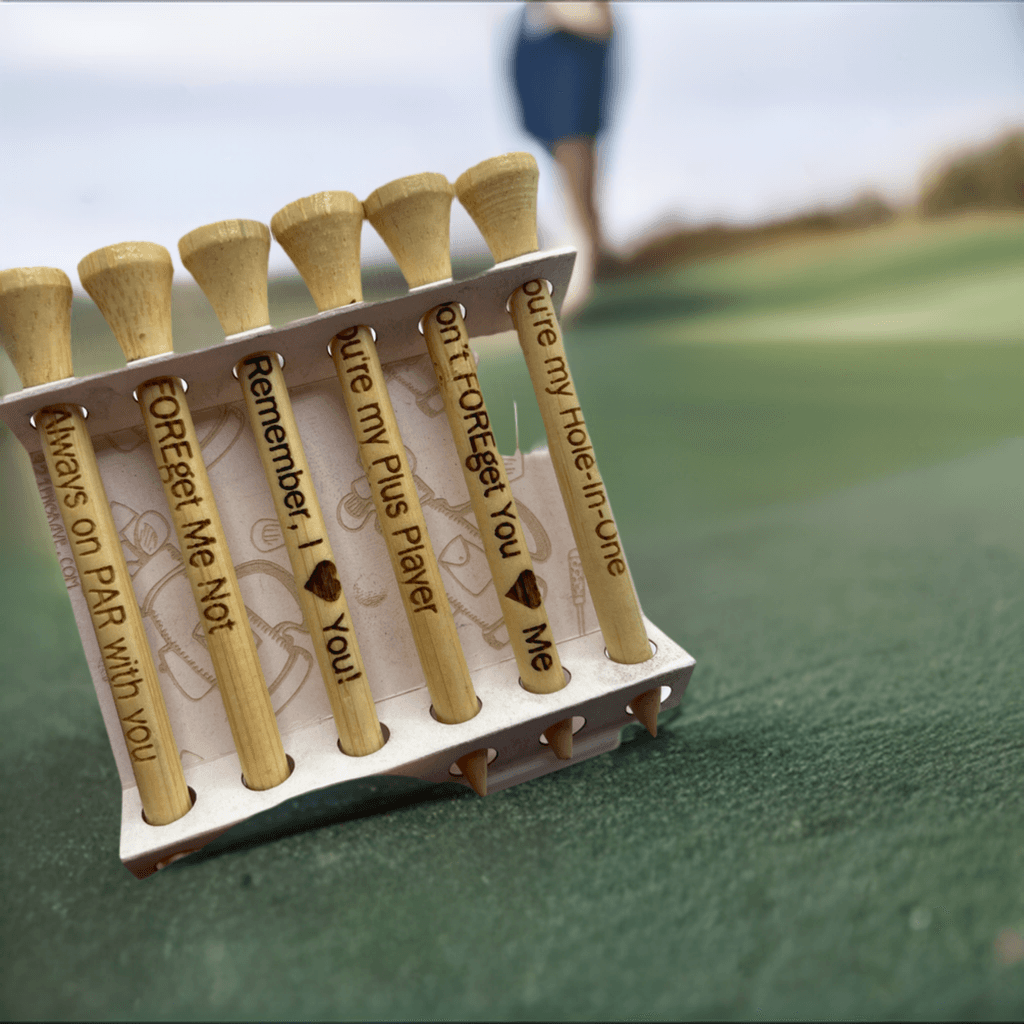 Romantic Bamboo Golf Tees Ð Perfect Gift for Your Golf-Loving Partner