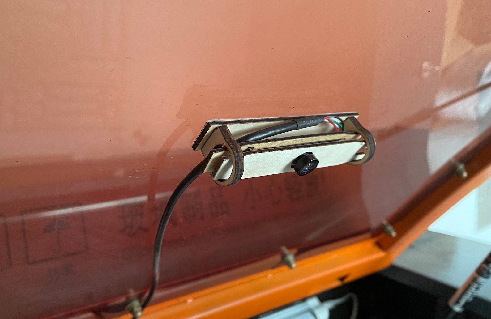 Mounted USB Camera built with 2mm Wood