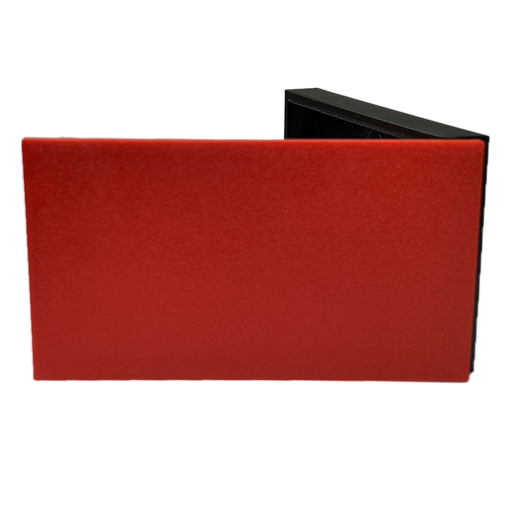 Solid red mailbox flag for brick or stone mailboxes product picture on a white background.