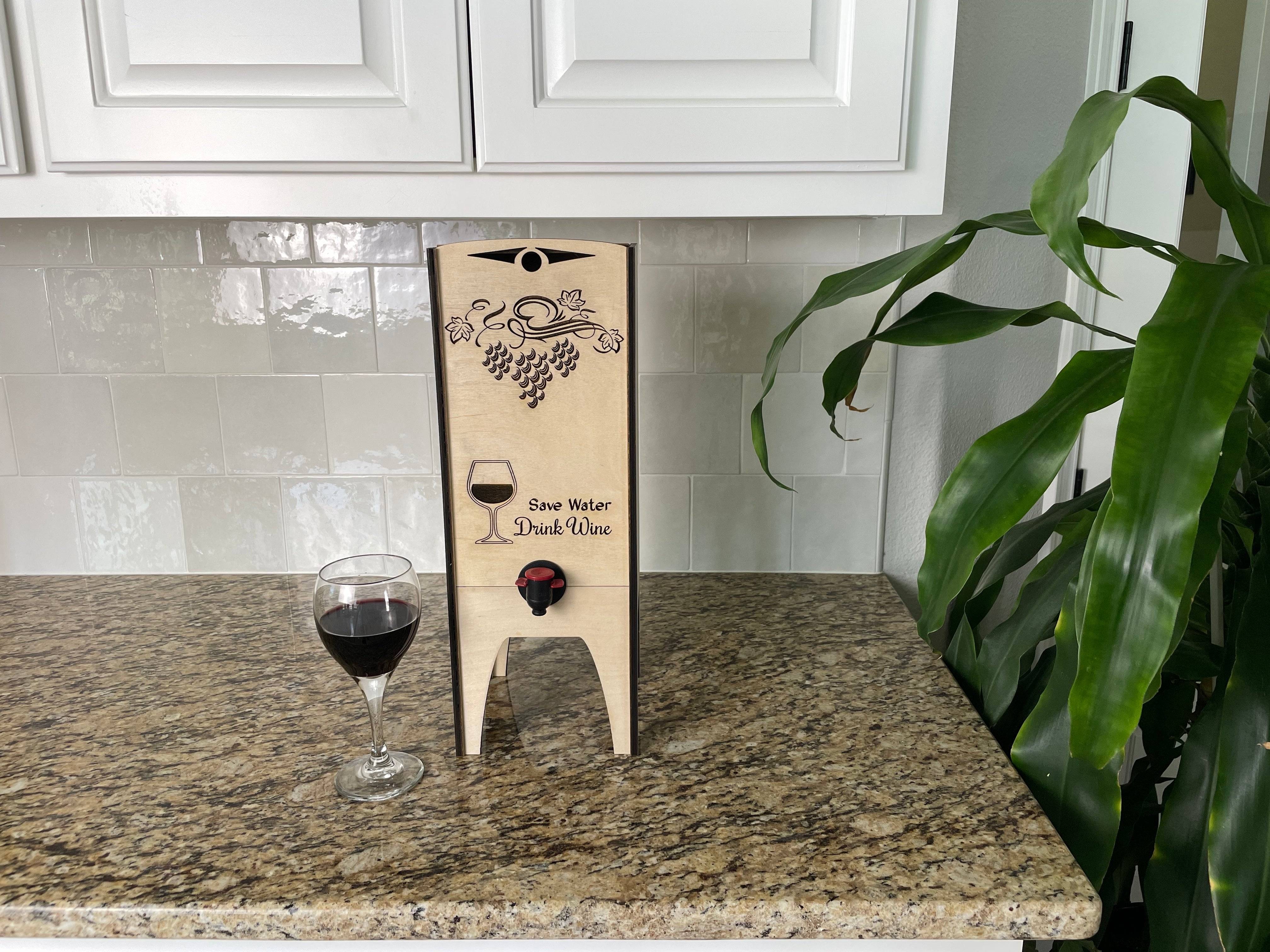 Elegant Wooden Box Wine Case – Stylish & Reusable Cover for Boxed Wine