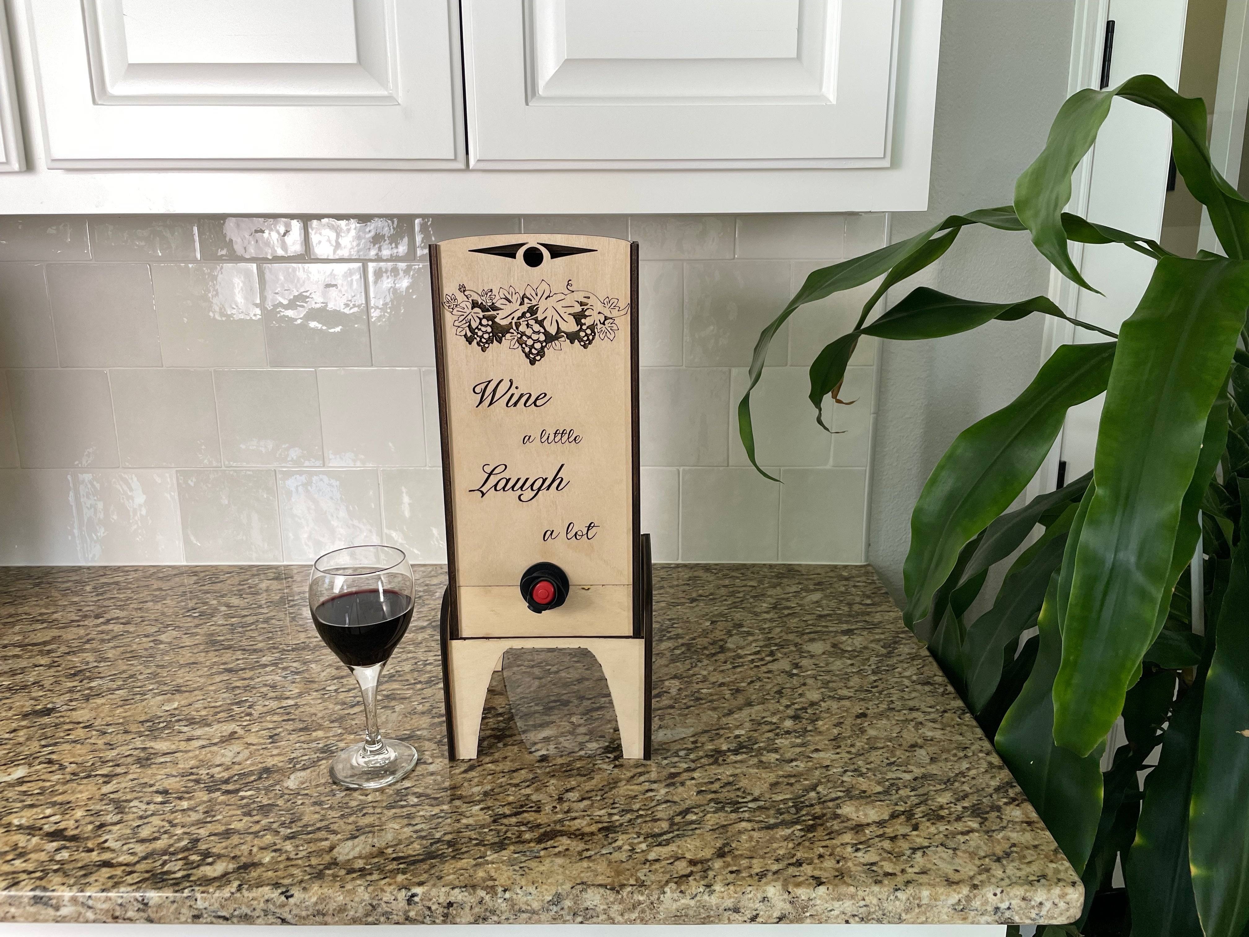 Elegant Wooden Box Wine Case – Stylish & Reusable Cover for Boxed Wine