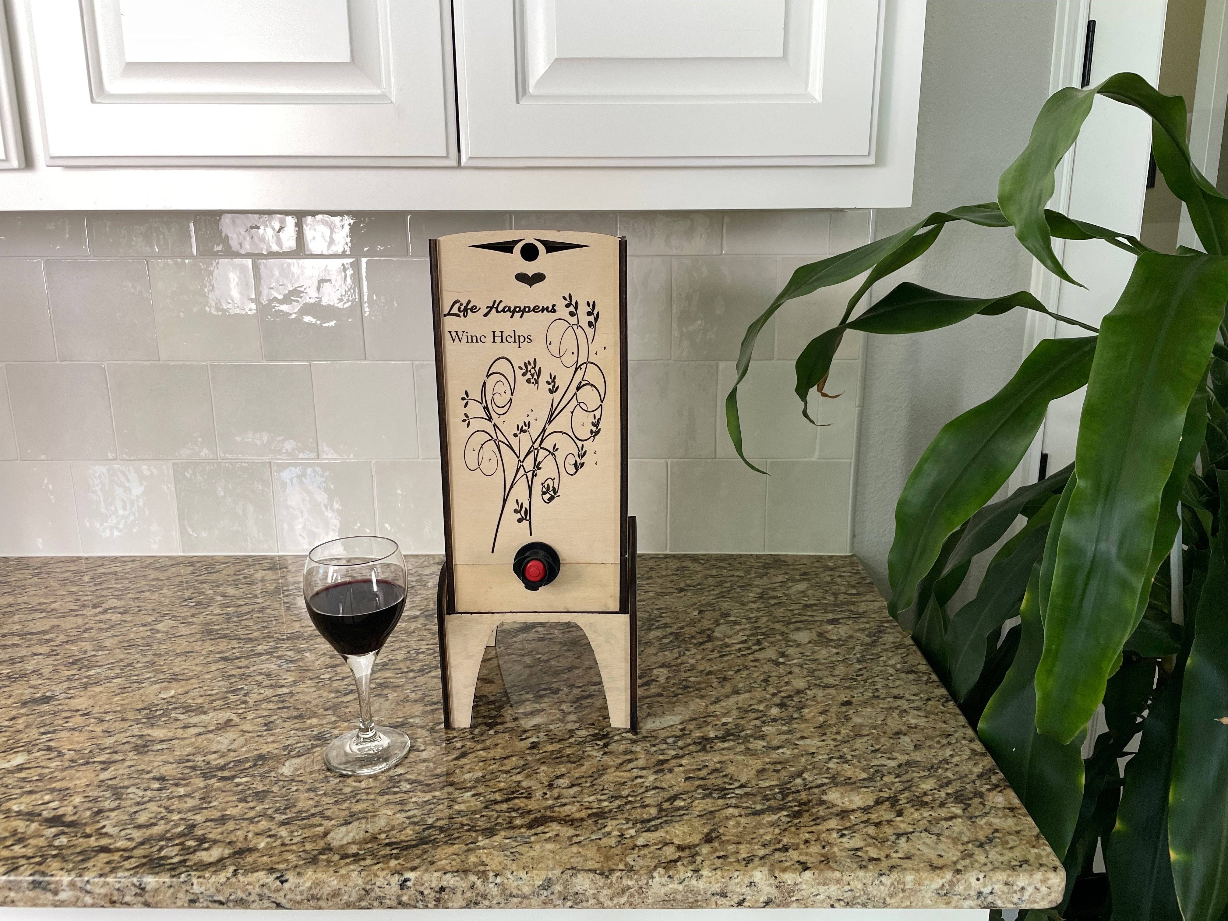 Elegant Wooden Box Wine Case – Stylish & Reusable Cover for Boxed Wine