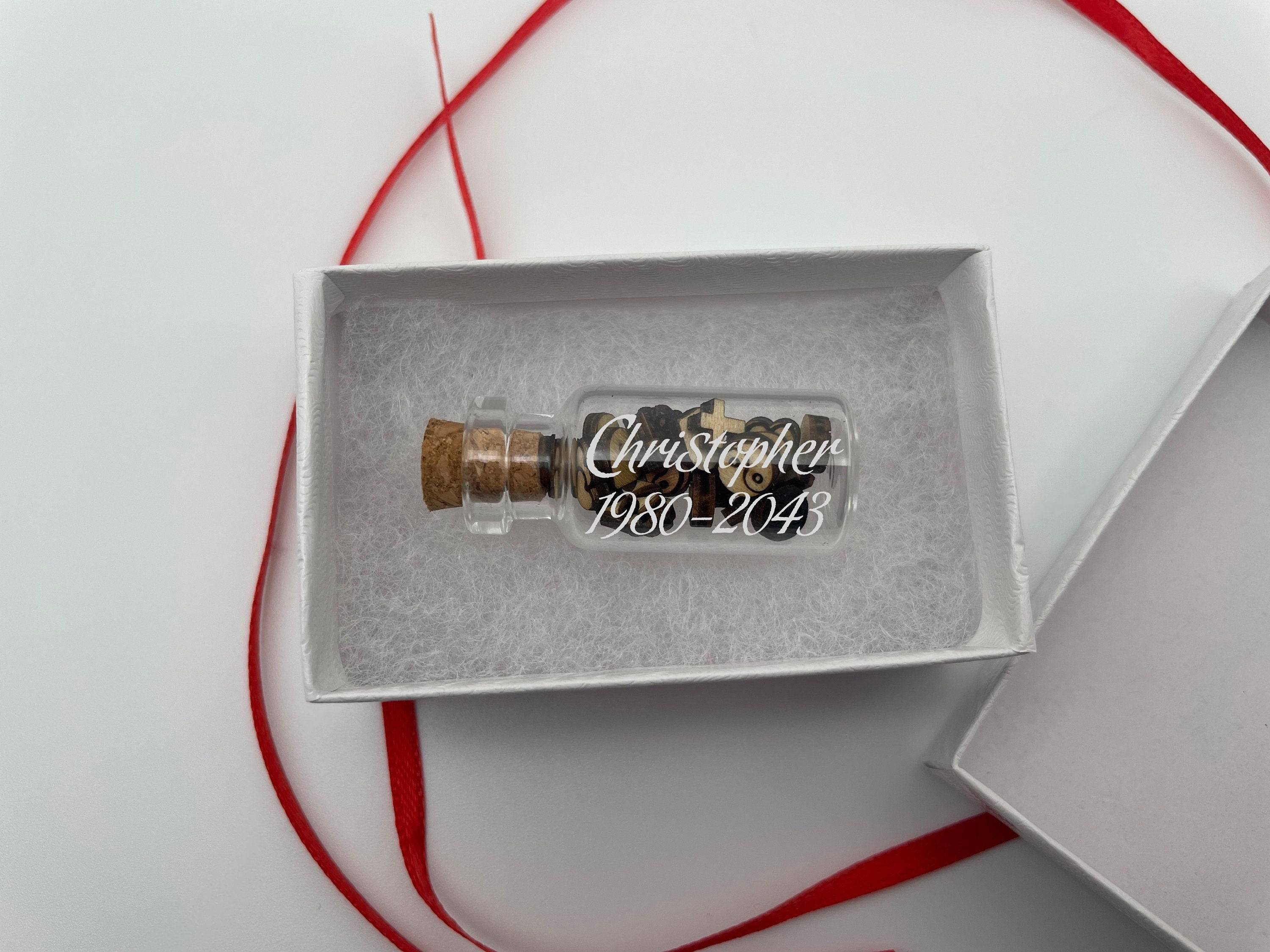 Personalized Memorial Keepsake Message in a Bottle
