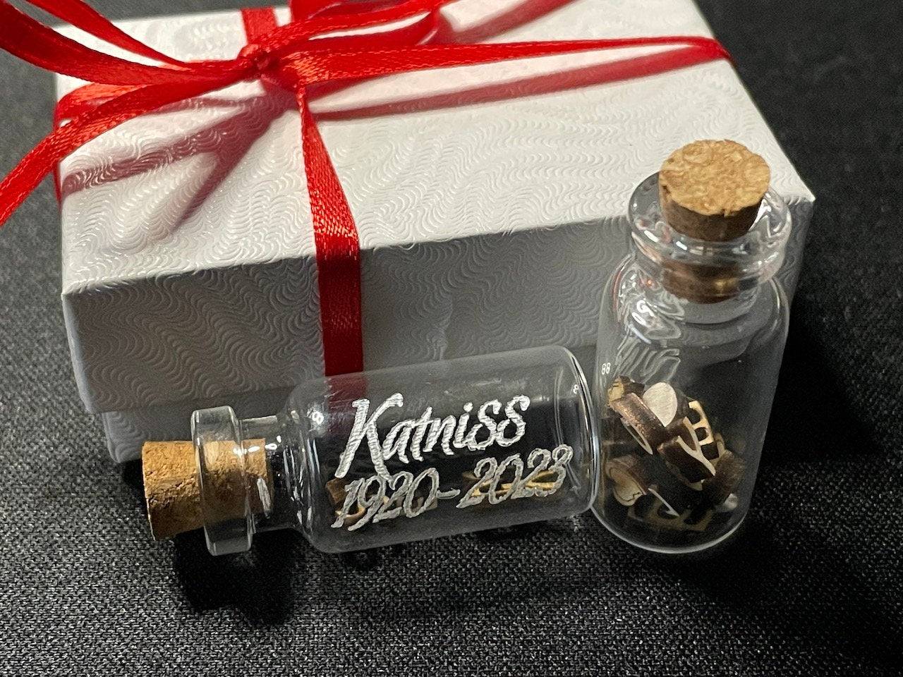 Personalized Memorial Keepsake Message in a Bottle