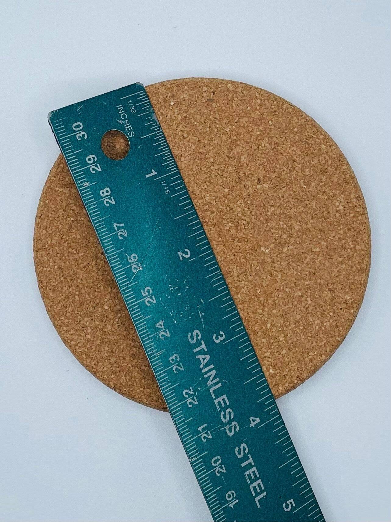 Motivational Cork Coaster Sea Sayings for family friends Great Gift EcoFriendly - Set of 4 Ocean themed Gift for Her