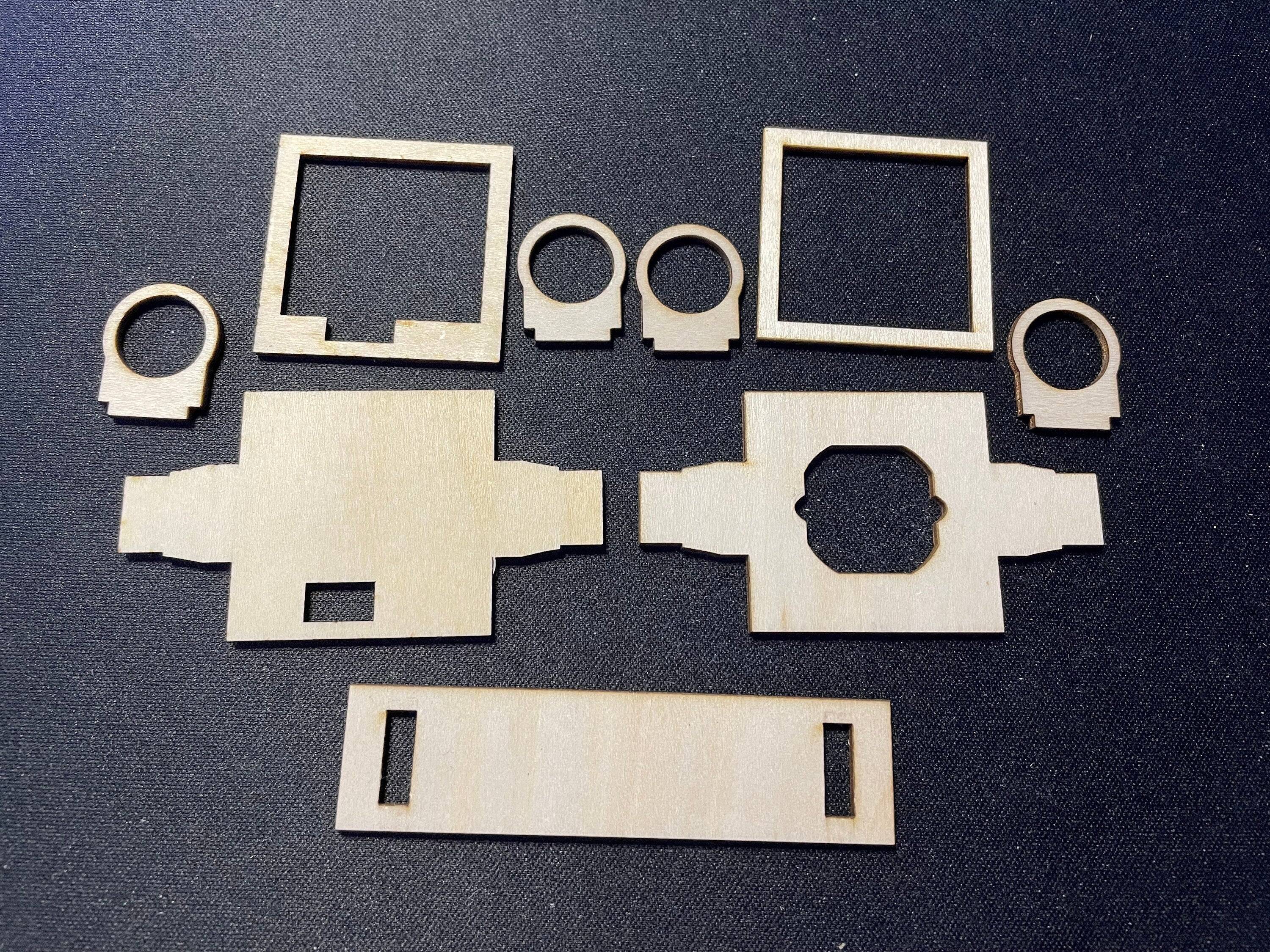 Usb Camera Mounting Square Style USB Camera Mount SVG LightBurn AI Download dxf – 321Engrave