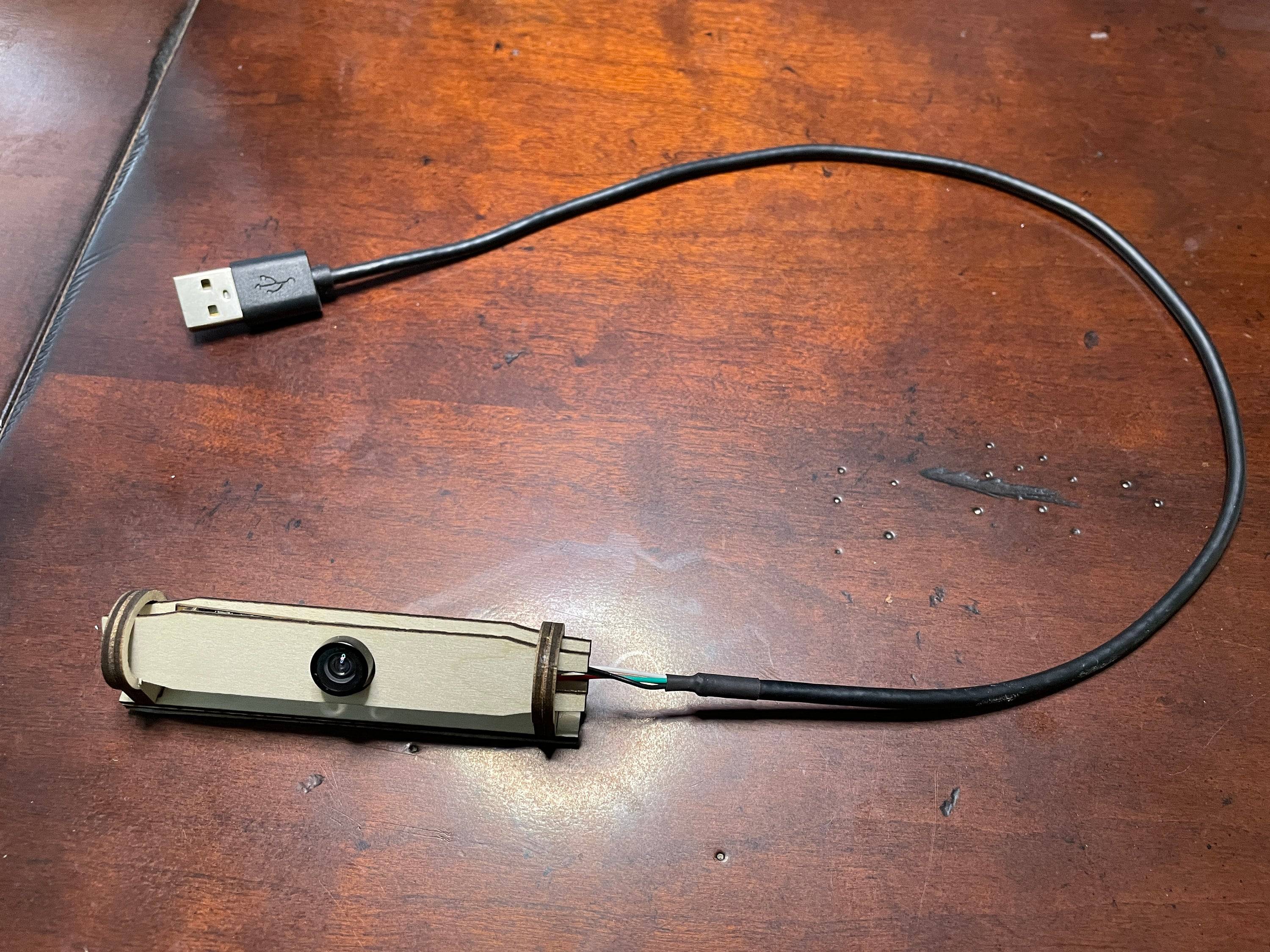 USB Camera and Holder for your laser engraver WITH 5MP or 8MP Camera LightBurn LightObject RDWorks FOV Mount - Assembled