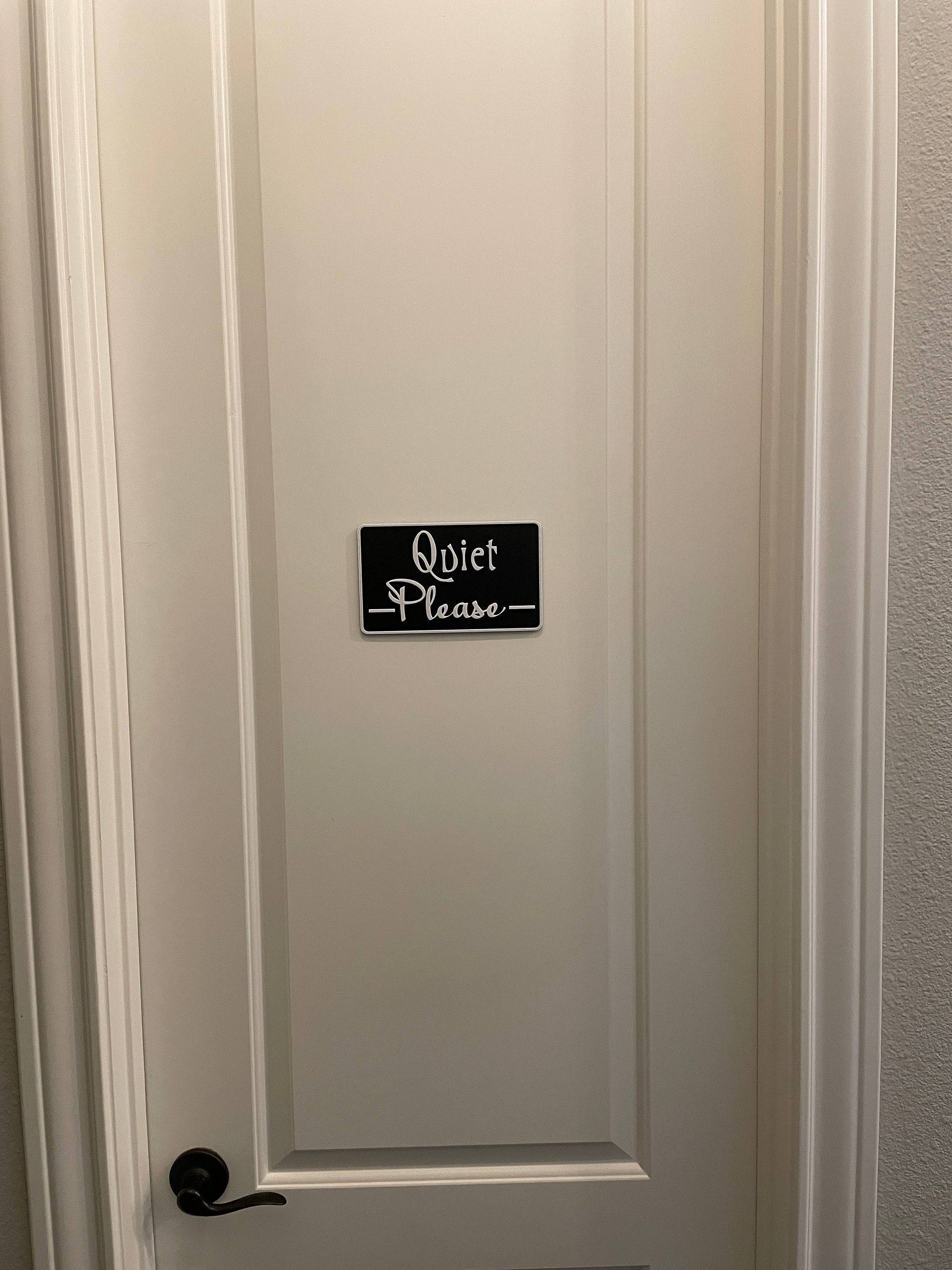 Quiet Please Custom Sign Ð 3D Hanging Sign for Offices & Businesses