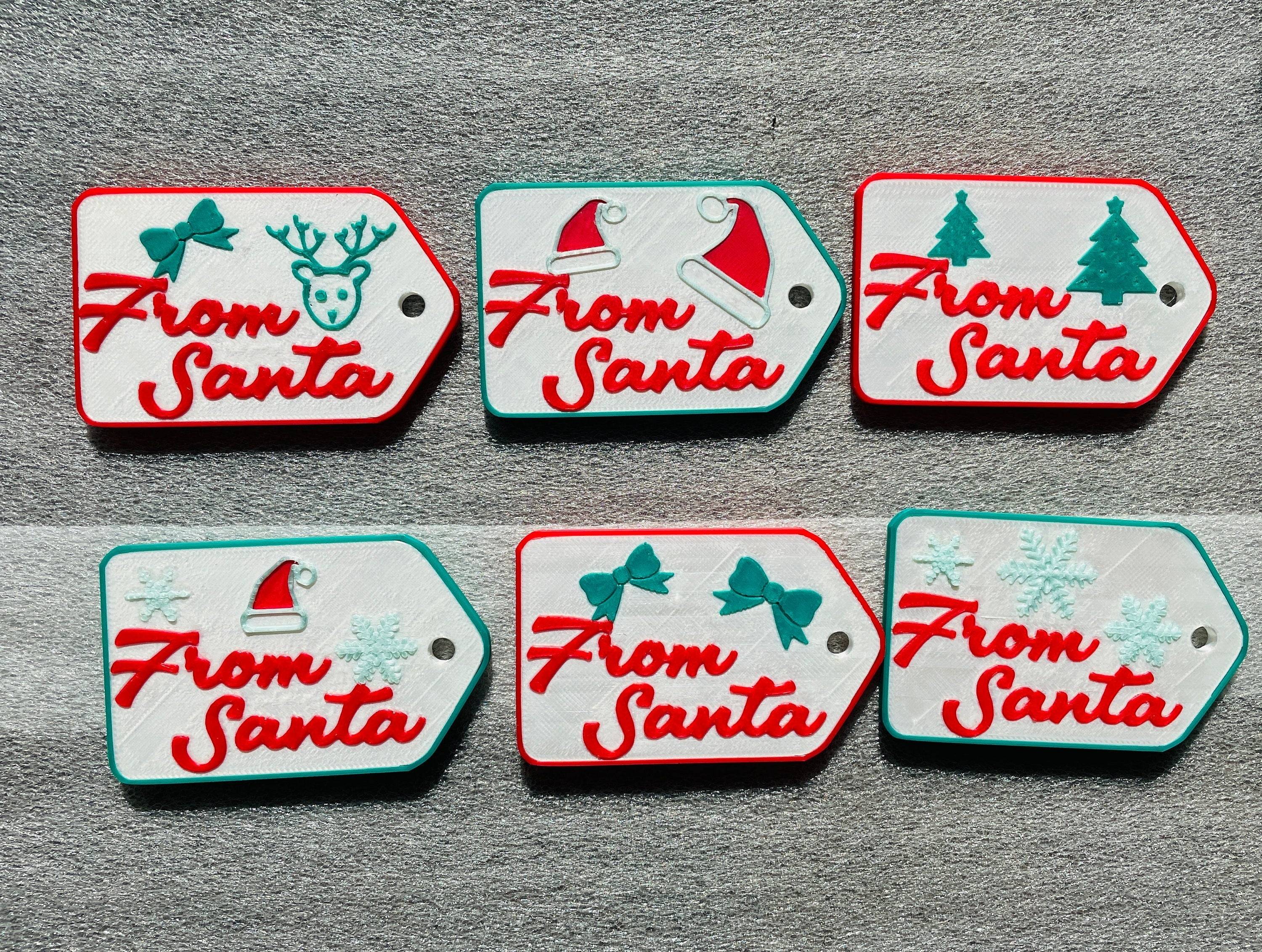 Charming, Reusable Gift Tags for Christmas. Make this year and Future years Special.